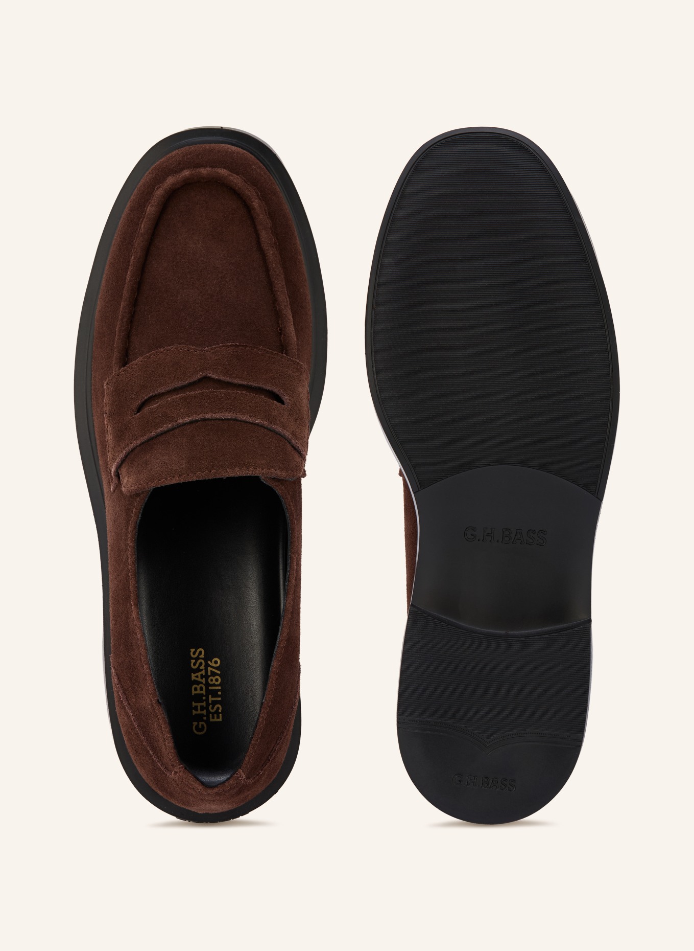 G.H.Bass ALBANY Penny loafer: DARK BROWN