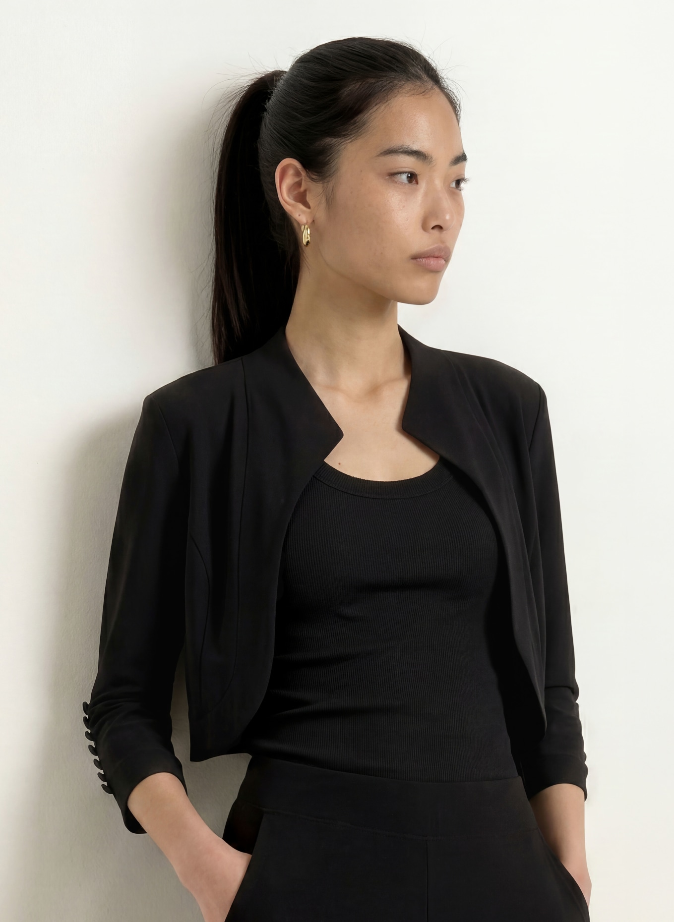 Joseph Ribkoff Bolero mit 3/4-Arm: SCHWARZ