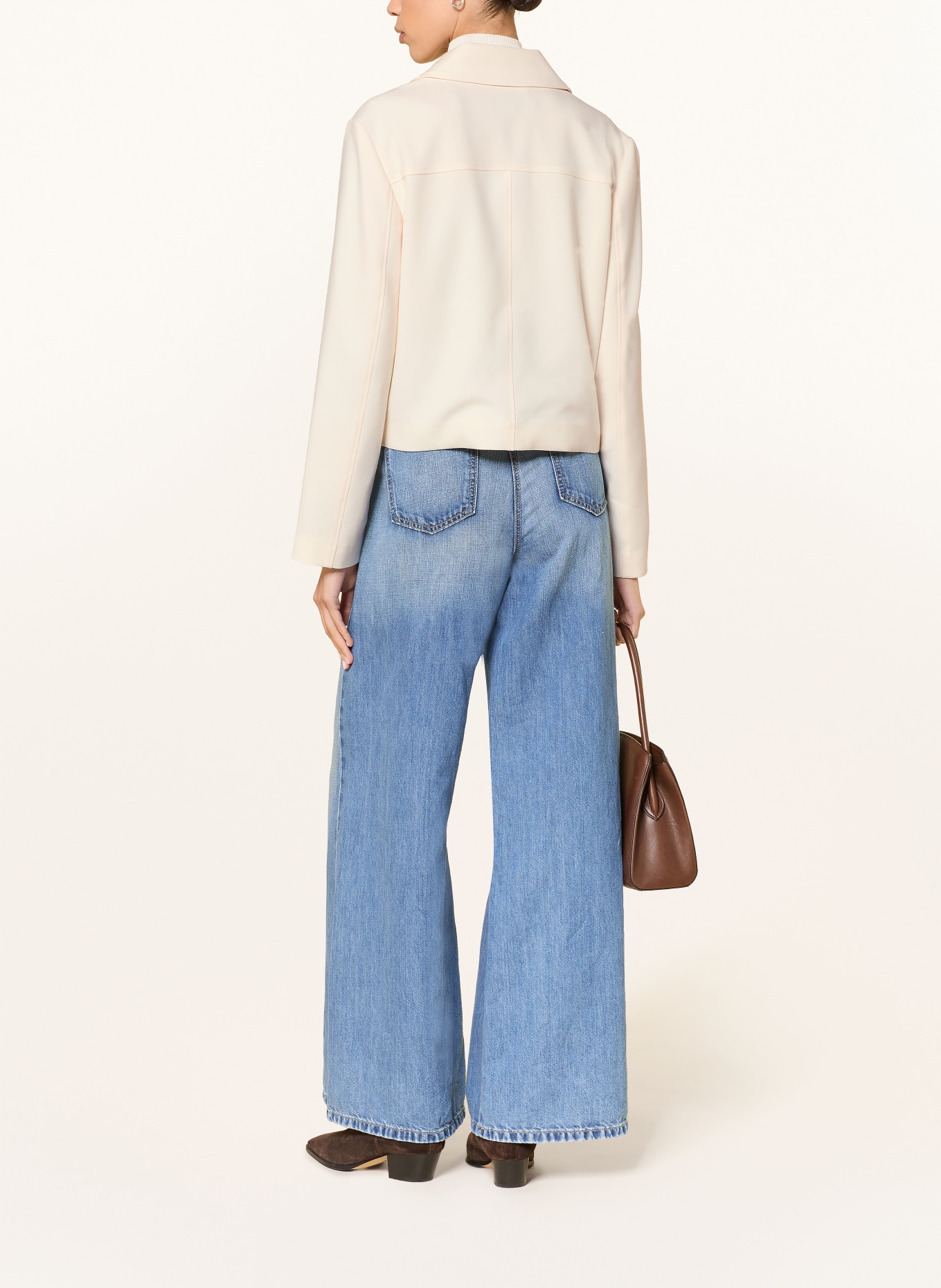 lilienfels Veste boxy: ÉCRU