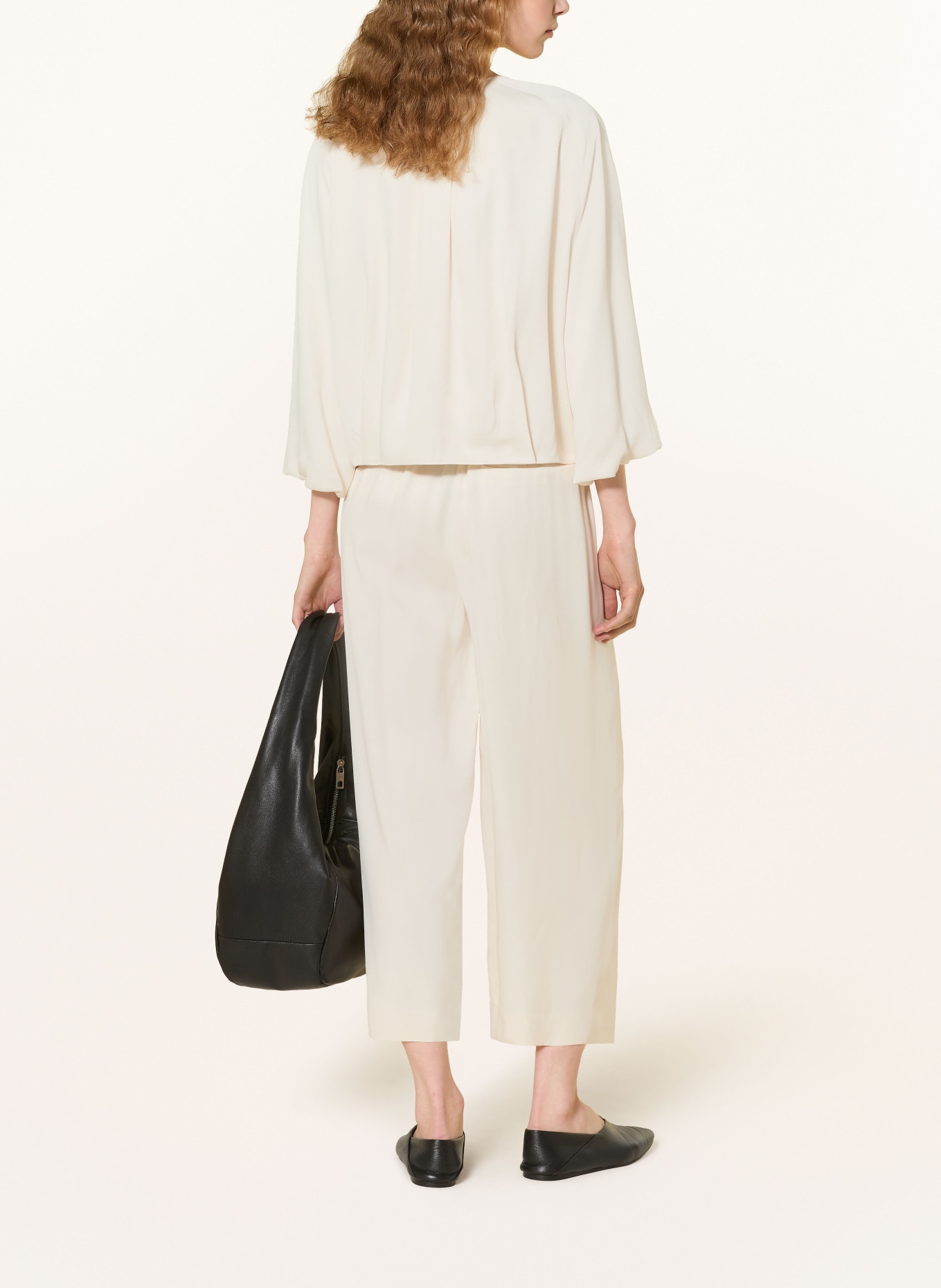 someday Satinblouson NOLENE mit 3/4-Arm: ECRU