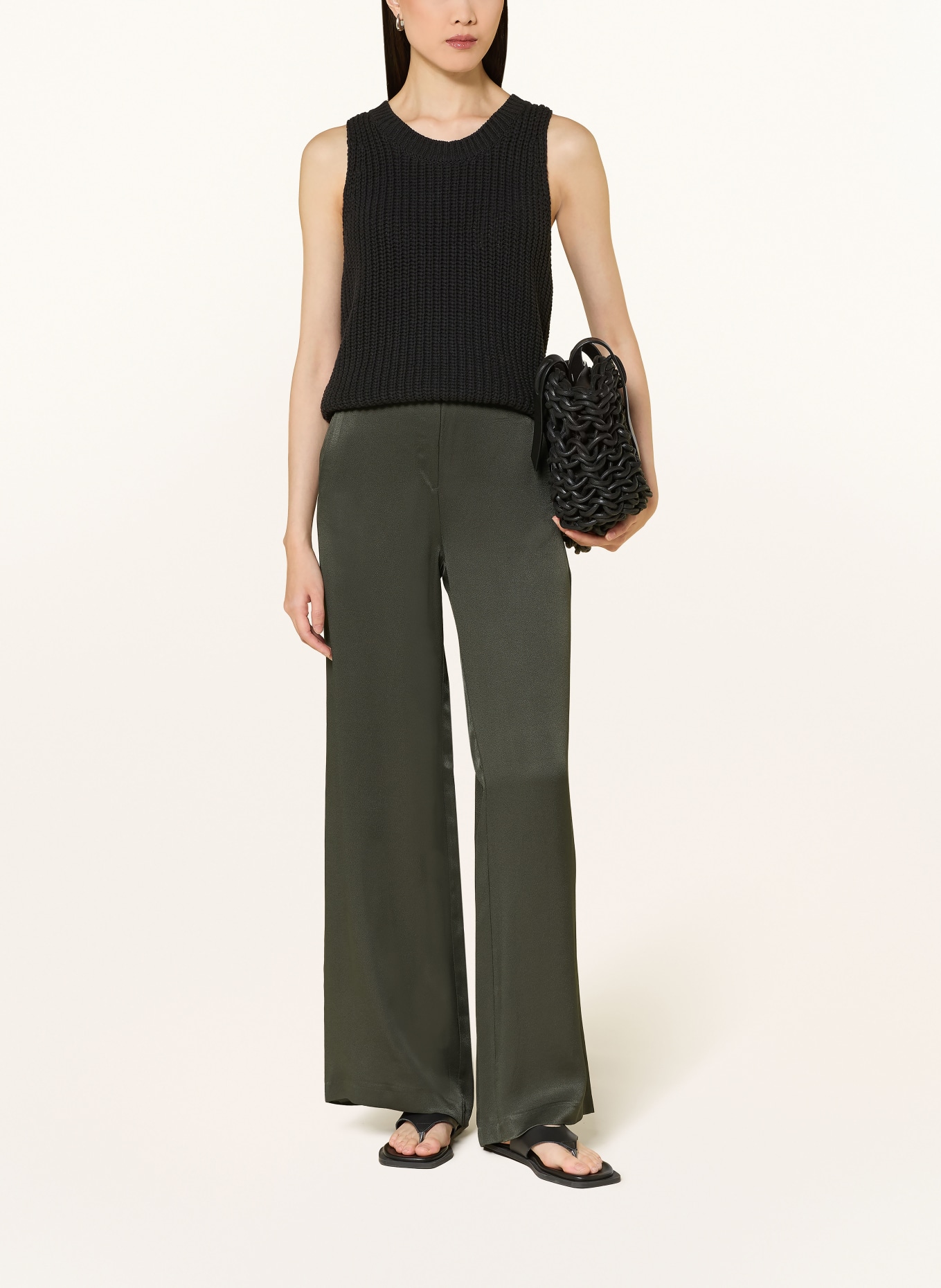someday CATSBY PURE Trousers: OLIVE