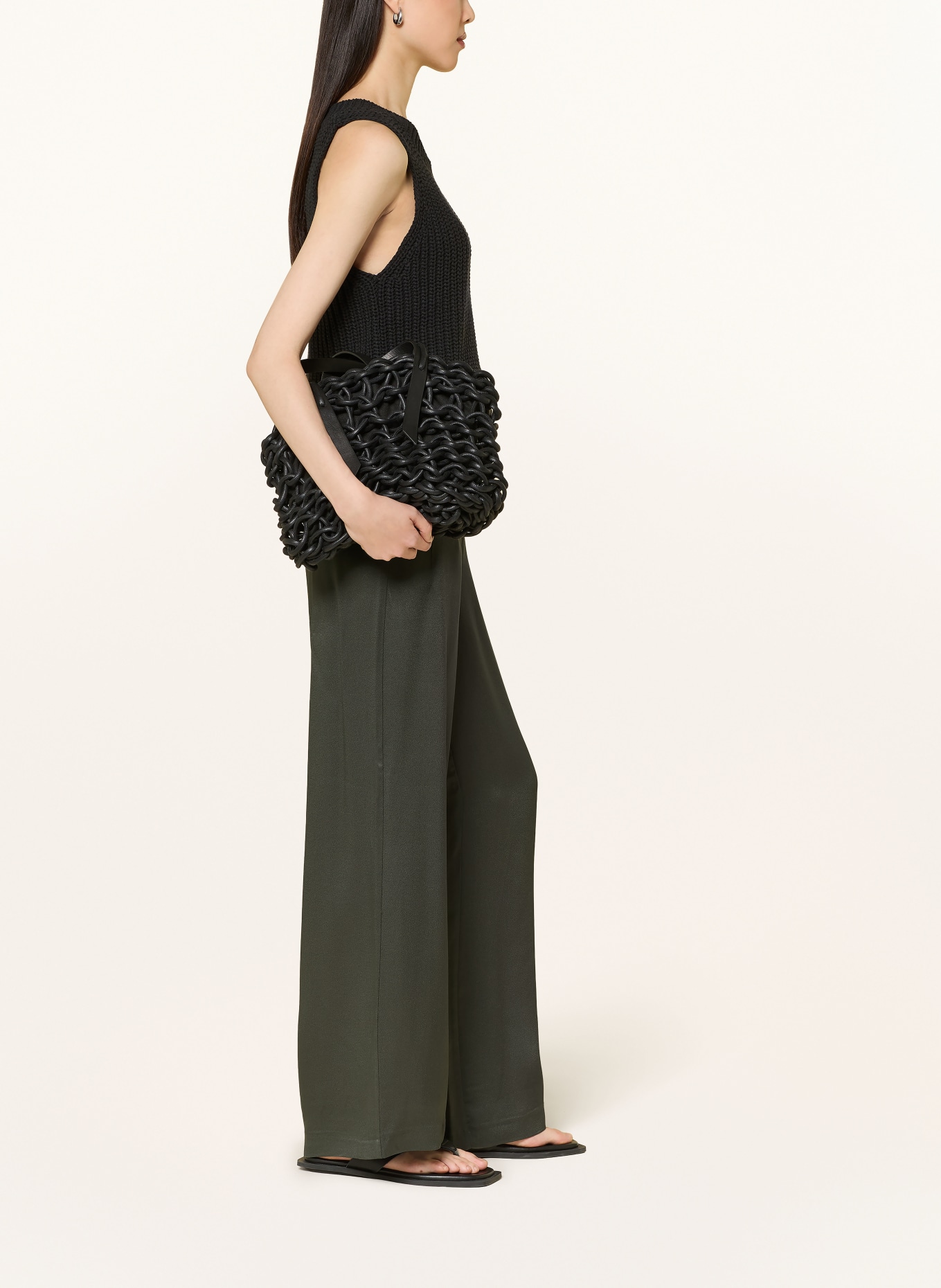 someday CATSBY PURE Trousers: OLIVE