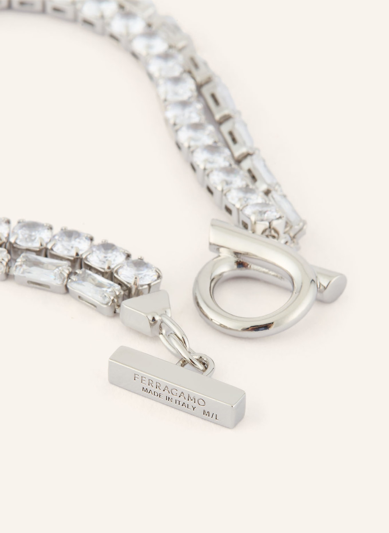 FERRAGAMO Armband GANCIO EVO: SILBER