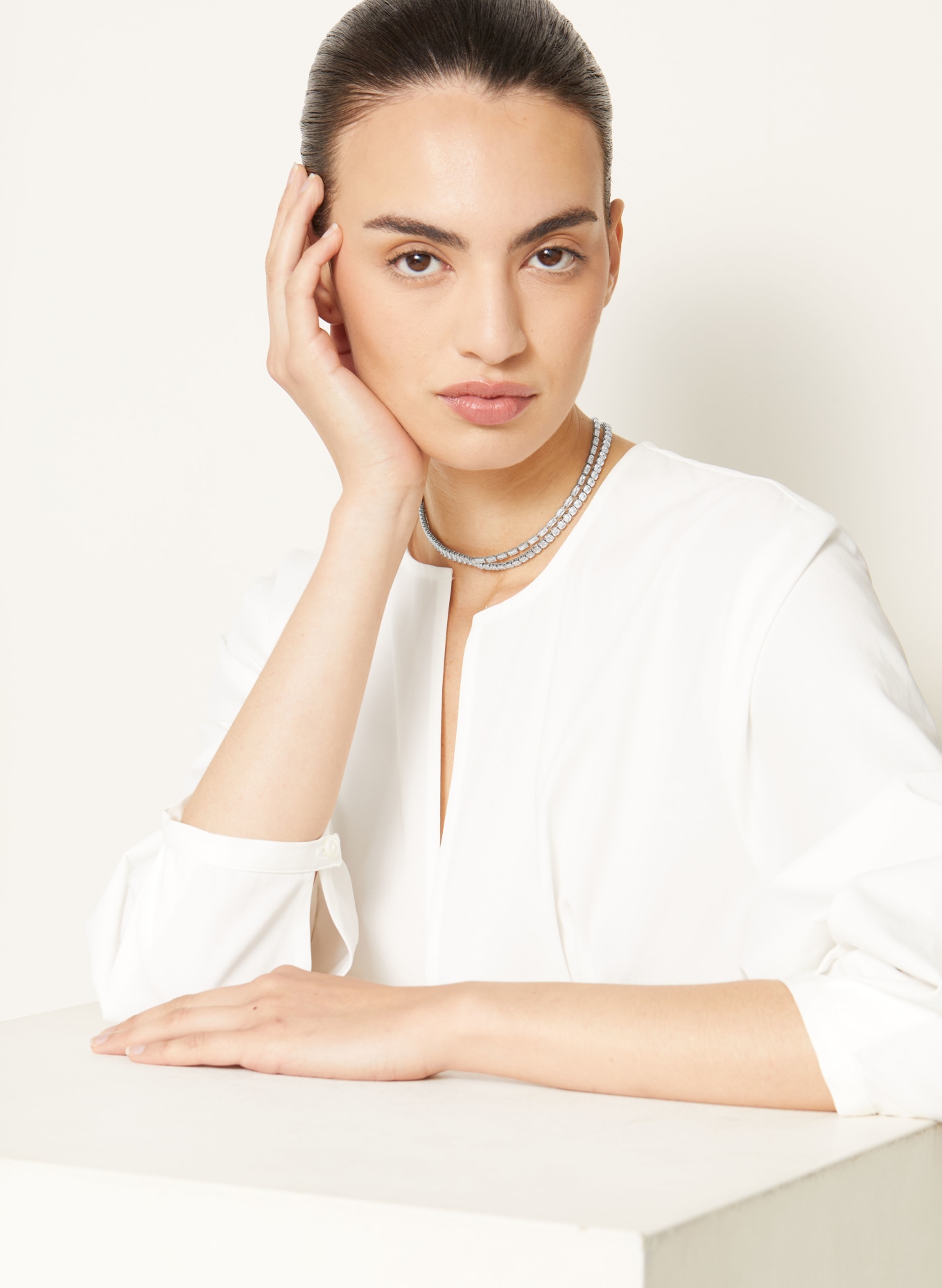 FERRAGAMO Collier GANCIO EVO: ARGENT