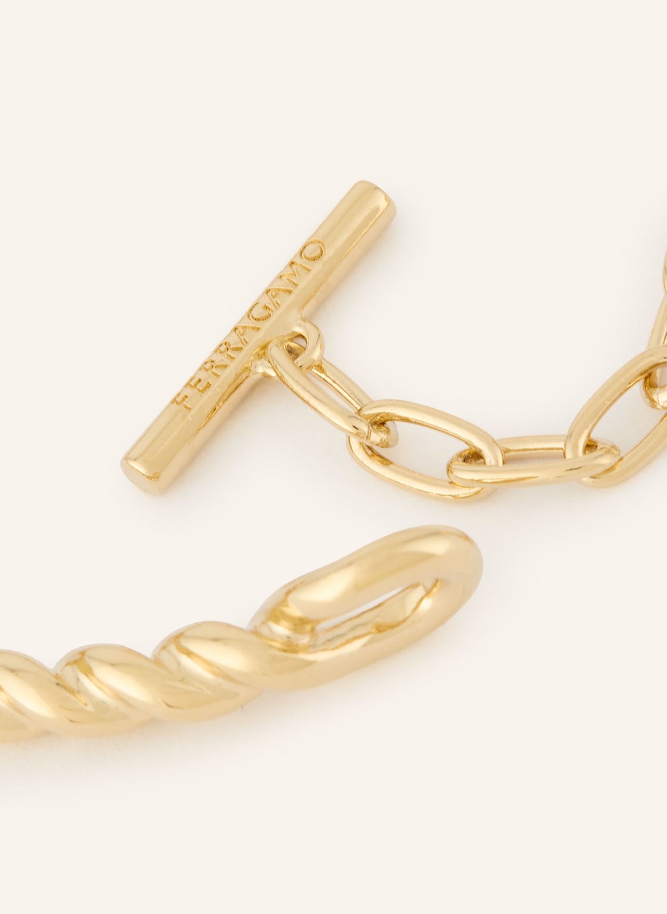 FERRAGAMO Armband GANCINI TORCHON: GOLD