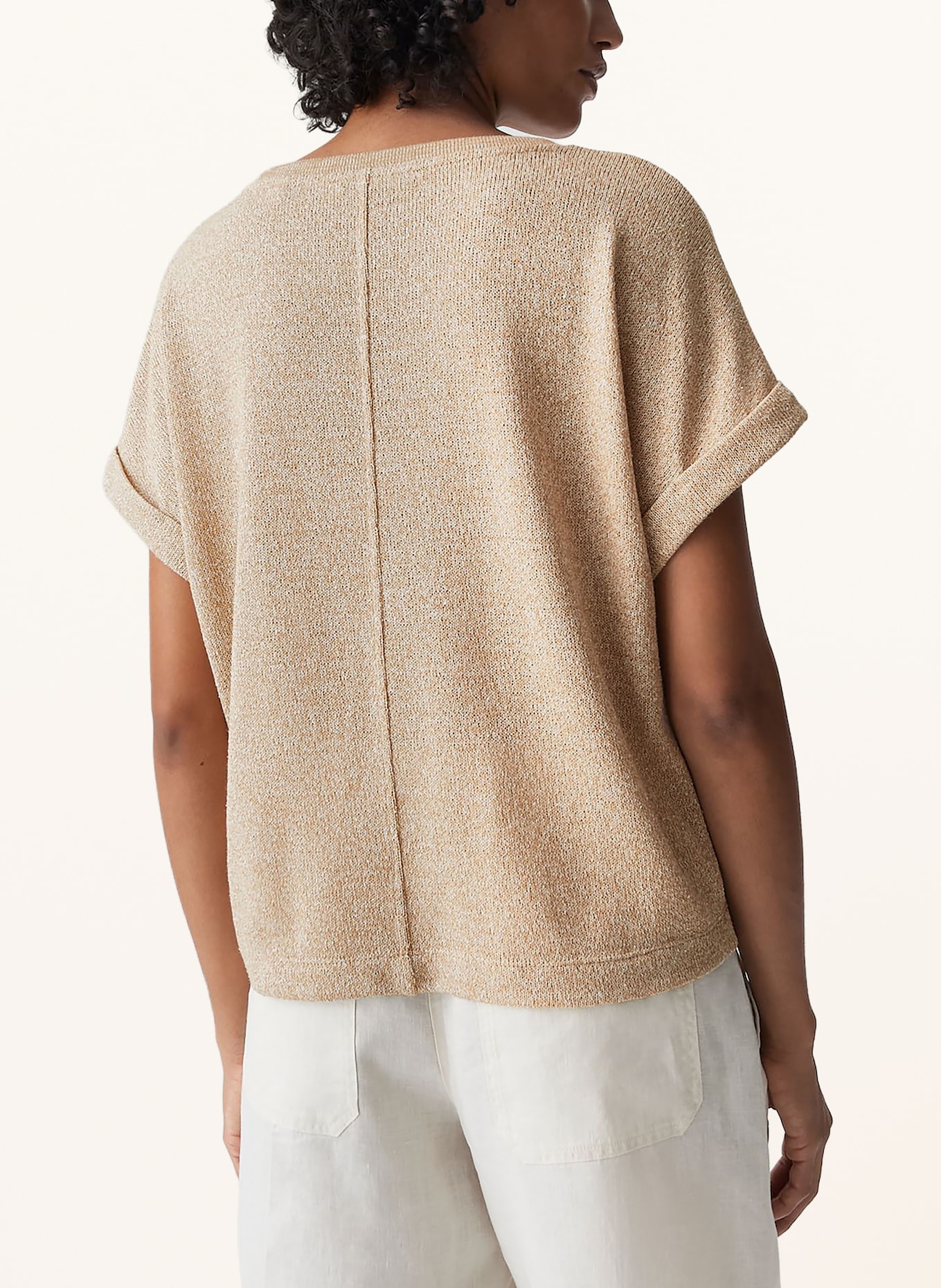 OPUS SOKUNA Knit Sweatshirt: BEIGE
