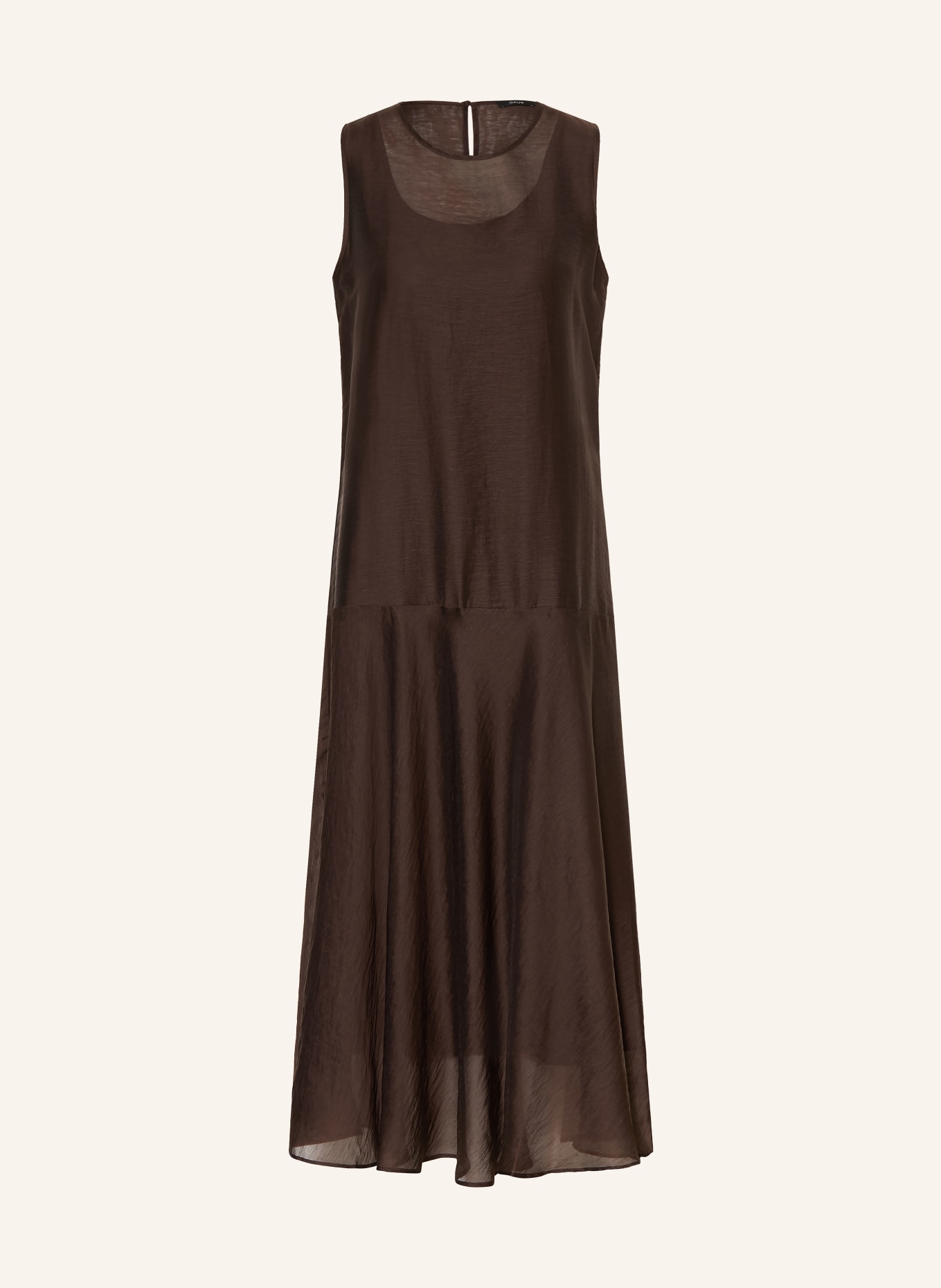OPUS WELSA Dress: DARK BROWN