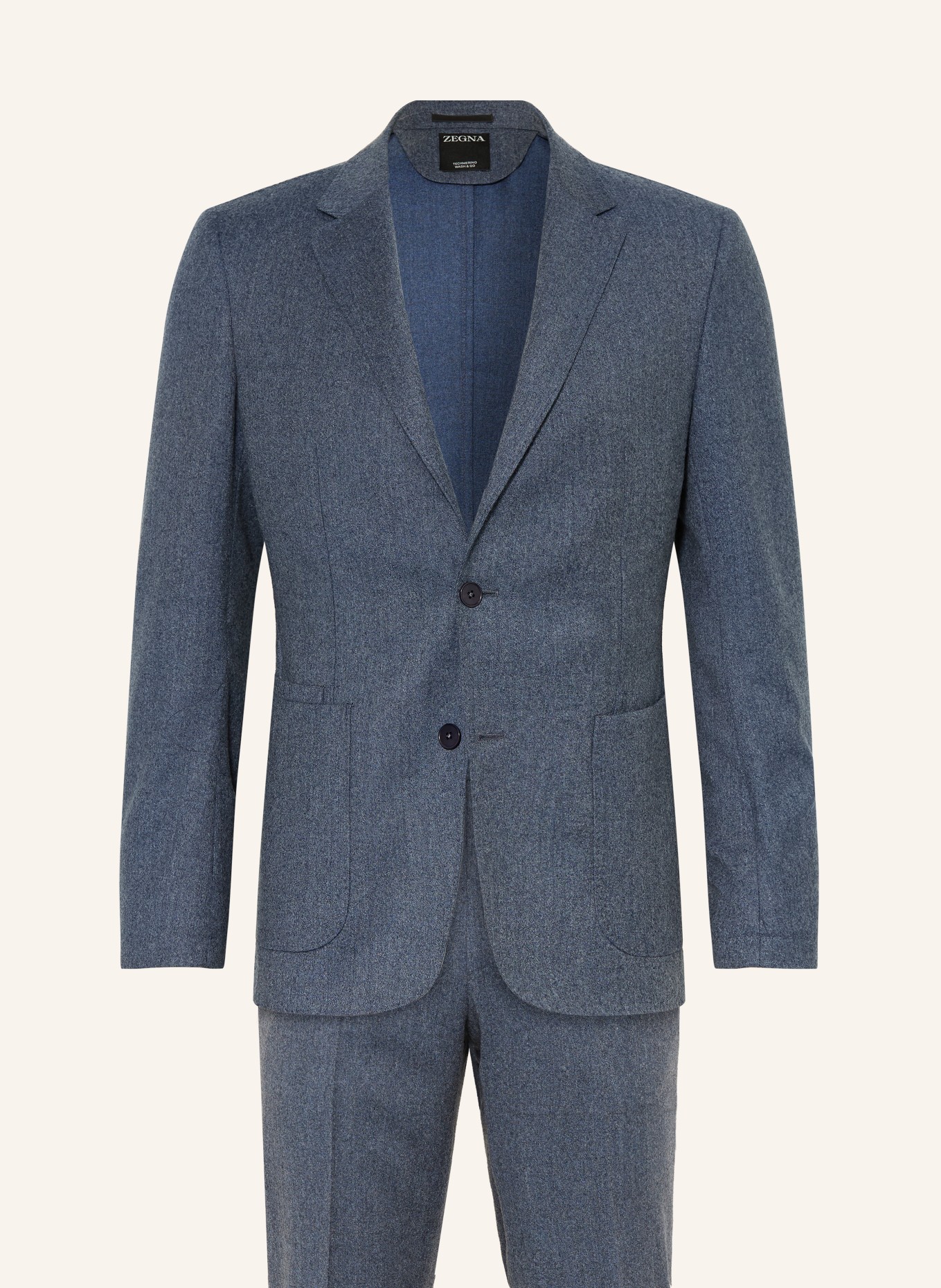 ZEGNA Pak Extra Slim Fit: BLAUW