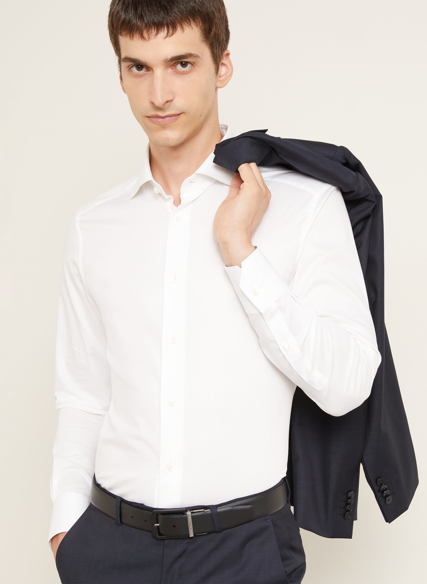 ZEGNA Hemd TROFEO Regular Fit: WEISS
