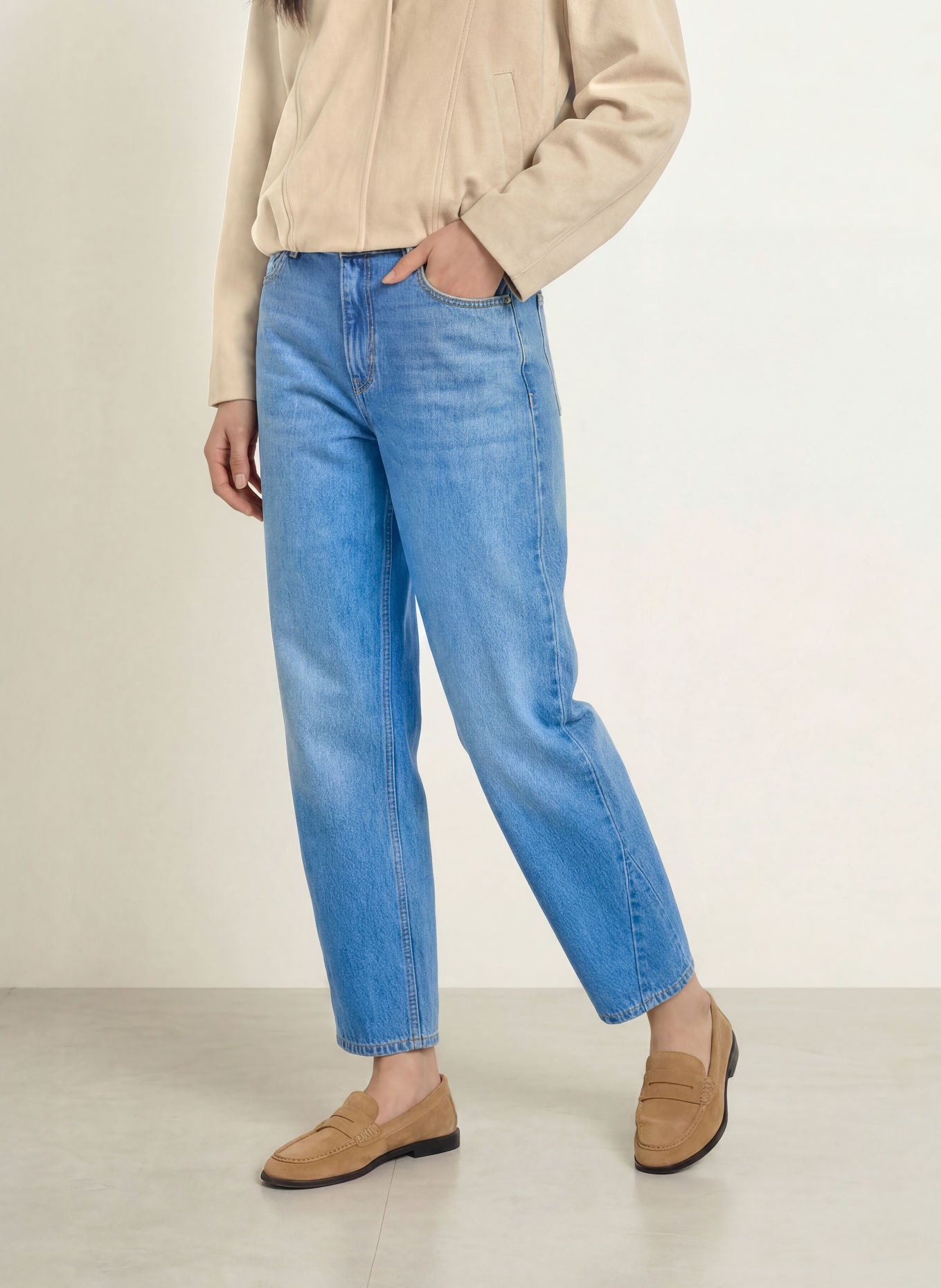 comma Barrel Jeans: 56Z2 BLUE