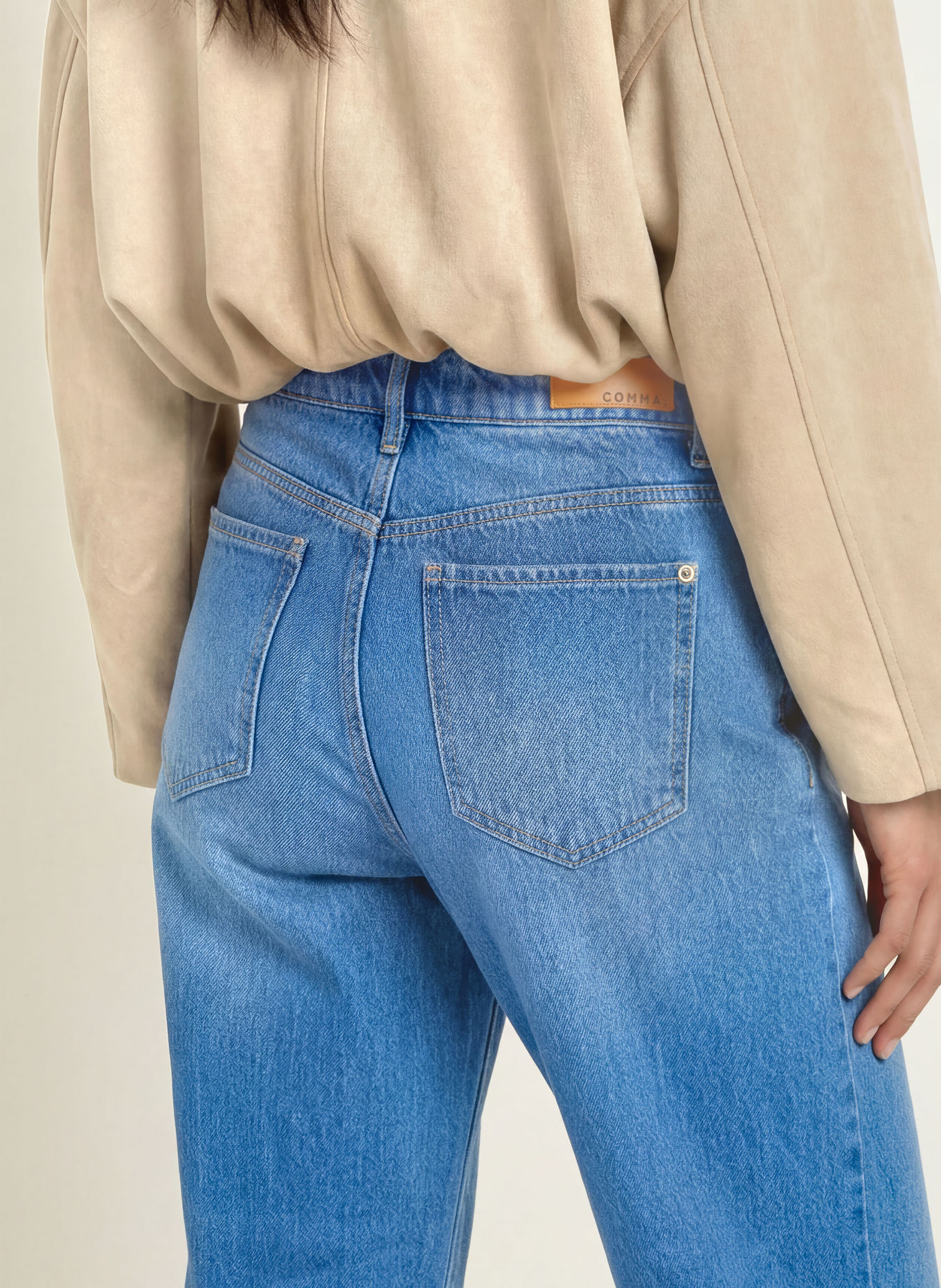comma Barrel Jeans: 56Z2 BLUE