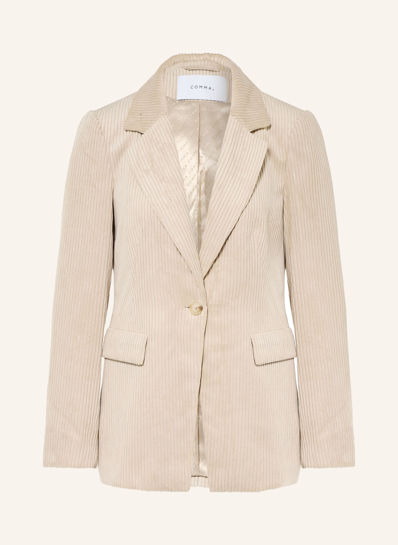 comma Cordblazer: BEIGE