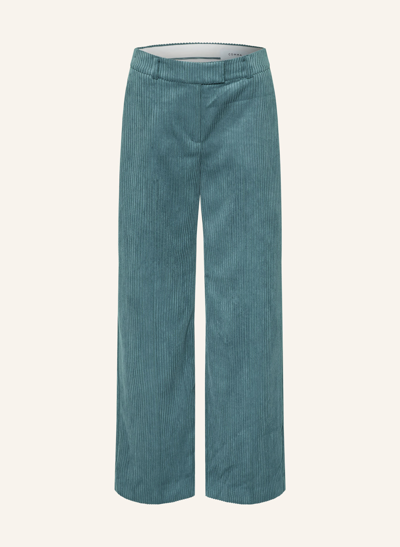 comma Marlenehose aus Cord: PETROL