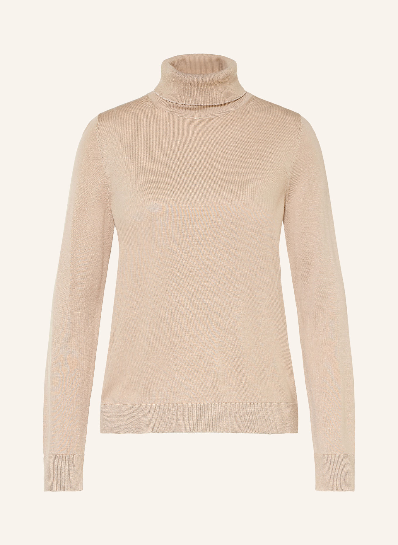 comma Rollkragenpullover: BEIGE