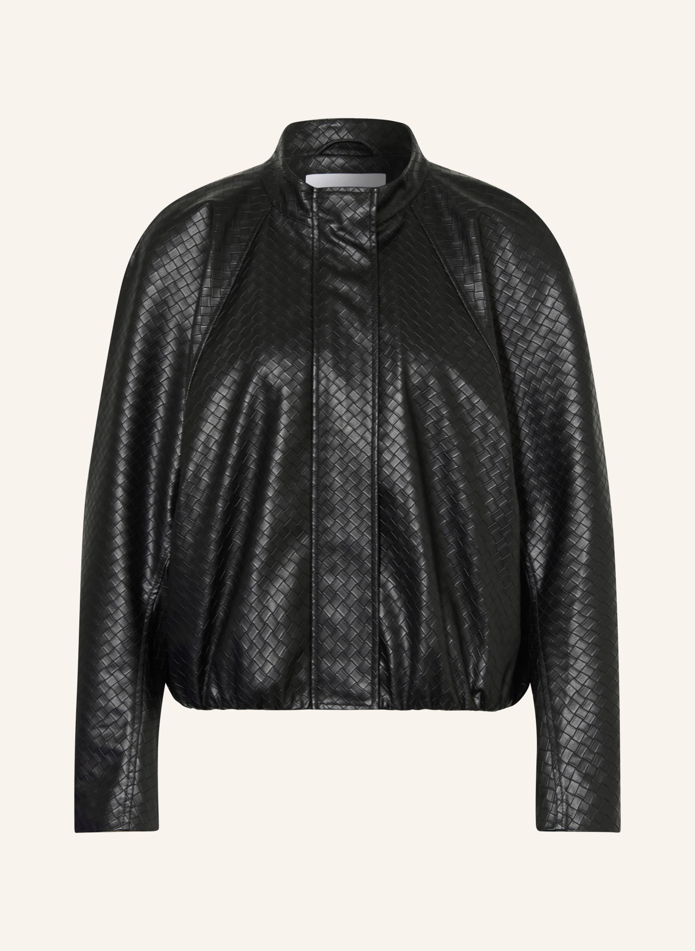 COMMA Blouson in Lederoptik: SCHWARZ