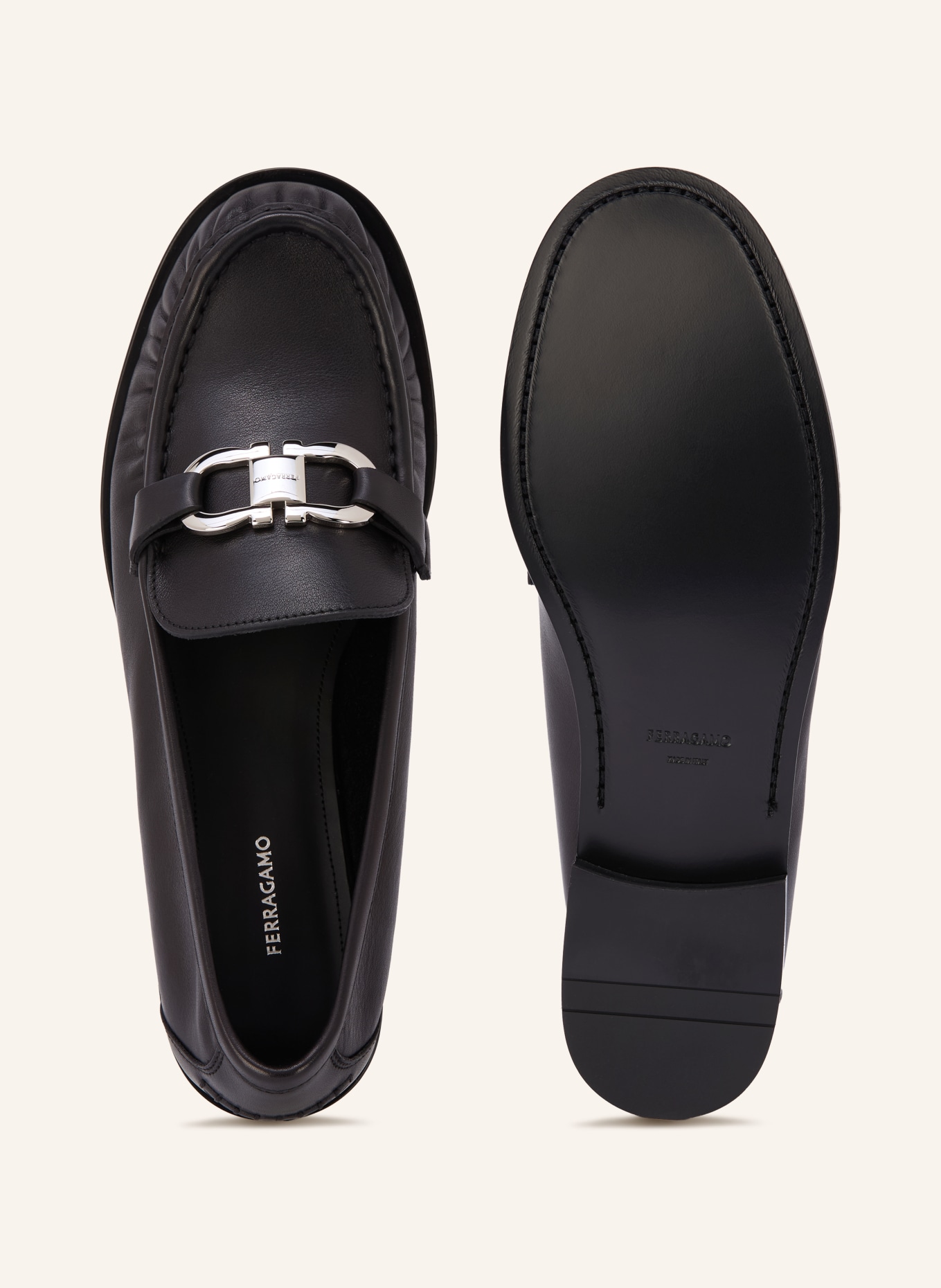 FERRAGAMO Loafers: NOIR