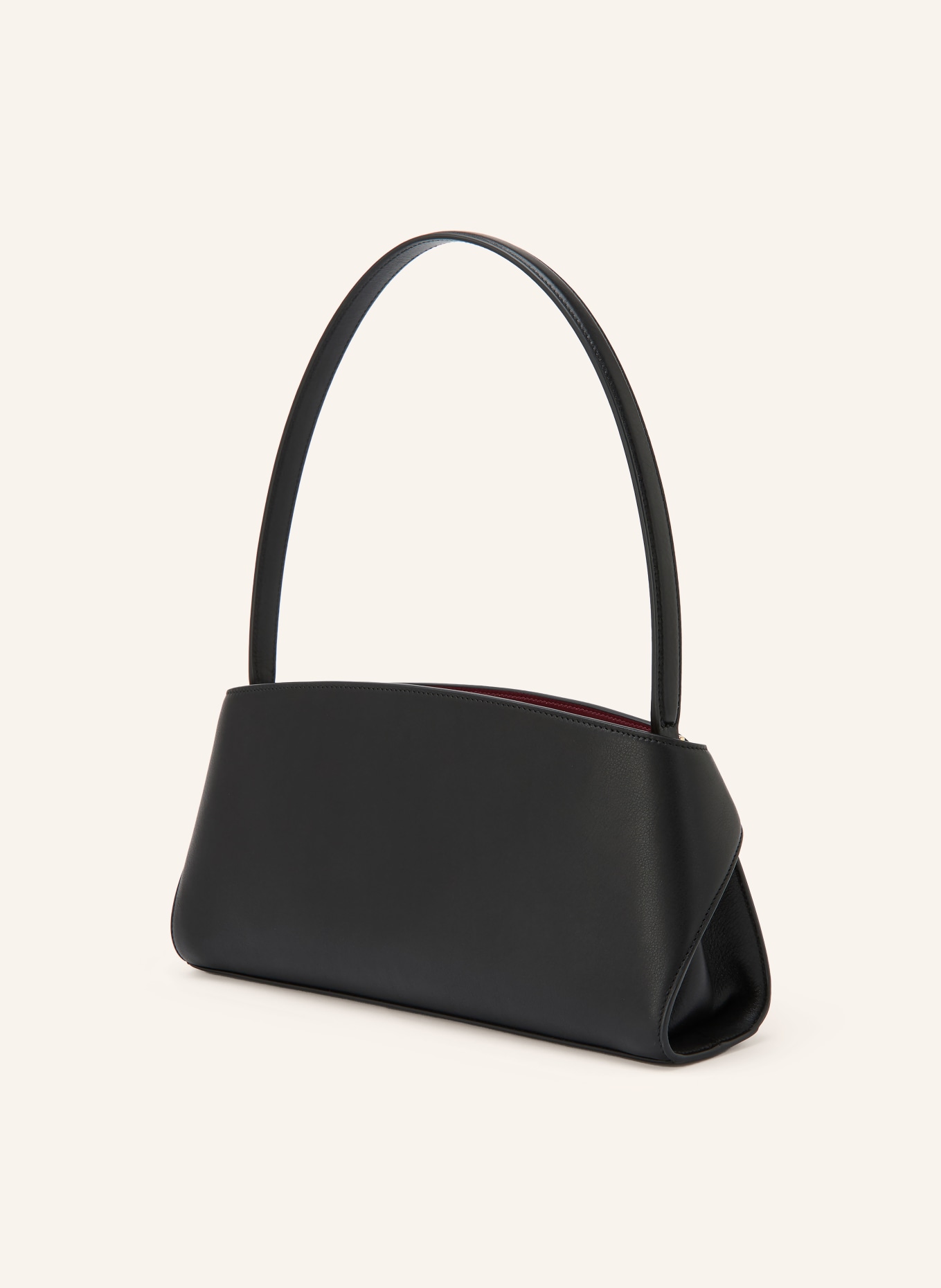 FERRAGAMO Schultertasche HUG EAST WEST: SCHWARZ / GOLD