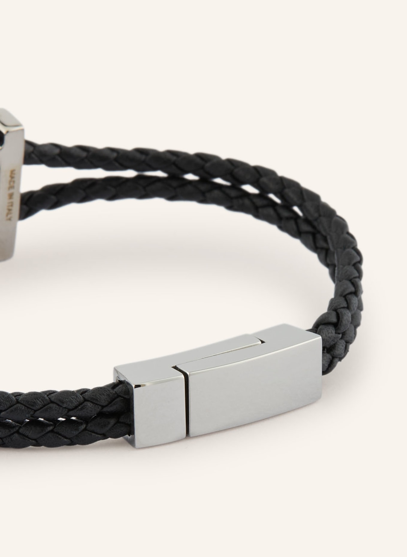 FERRAGAMO Armband: ZWART / ZILVER