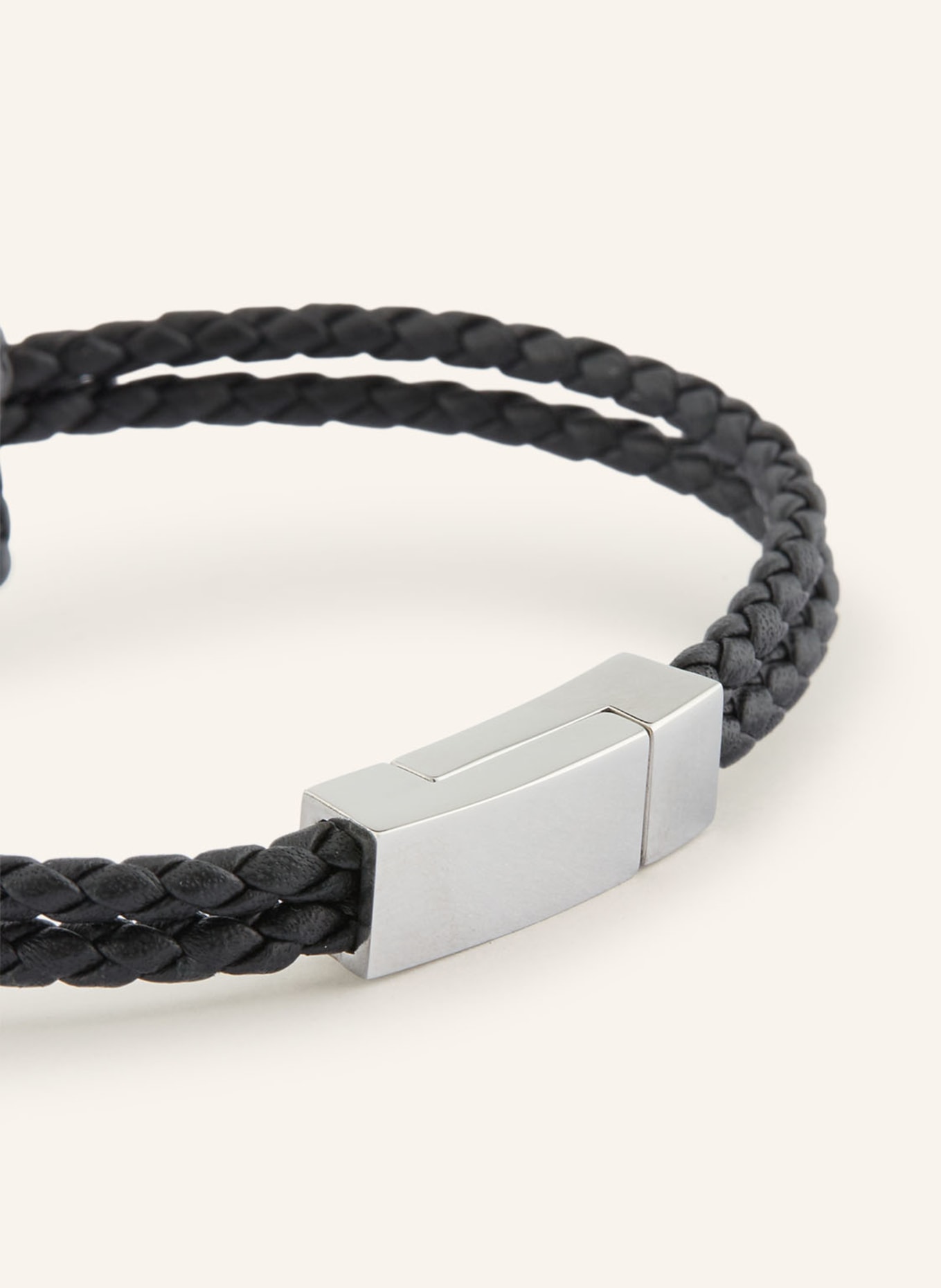 FERRAGAMO Armband: ZWART / ZILVER