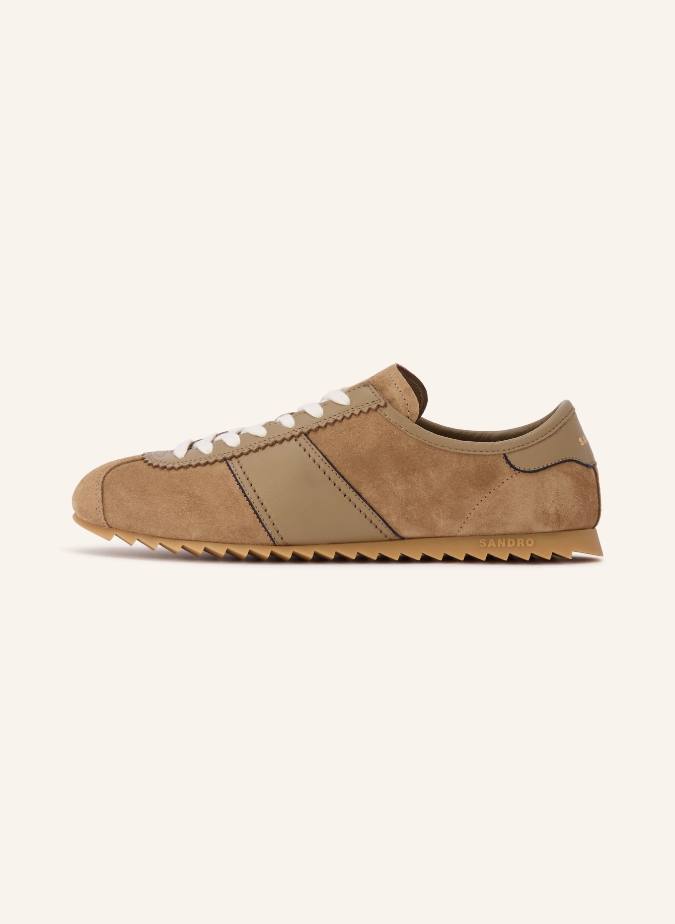 SANDRO Sneaker: BEIGE / TAUPE