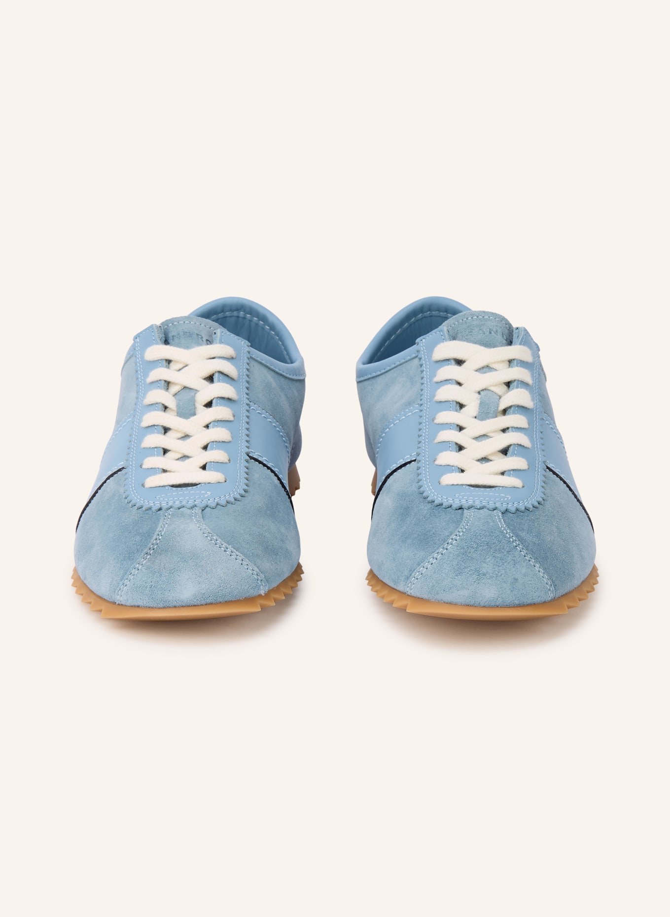 SANDRO Sneaker: HELLBLAU / CREME