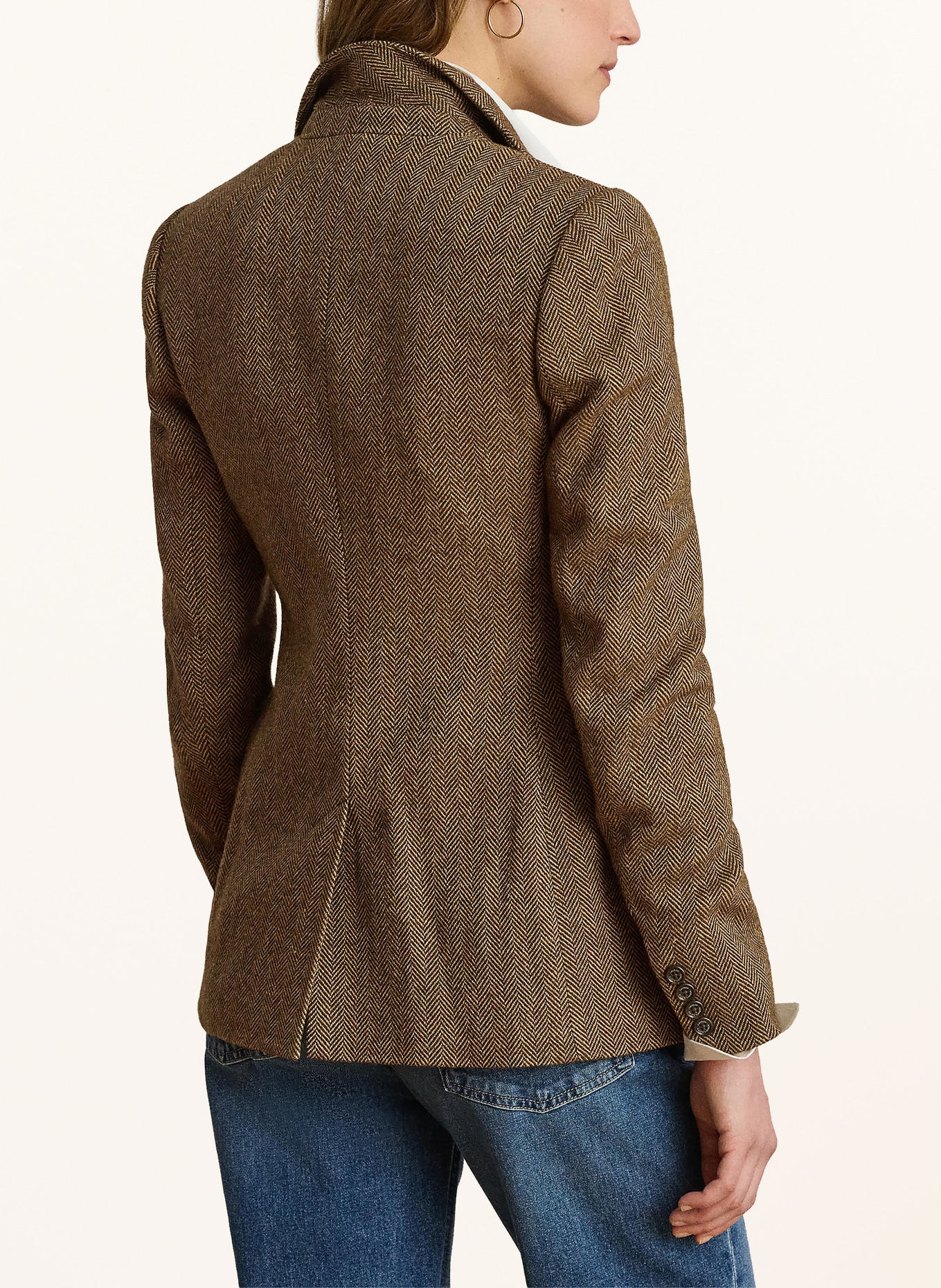LAUREN RALPH LAUREN Blazer: BROWN / LIGHT BROWN