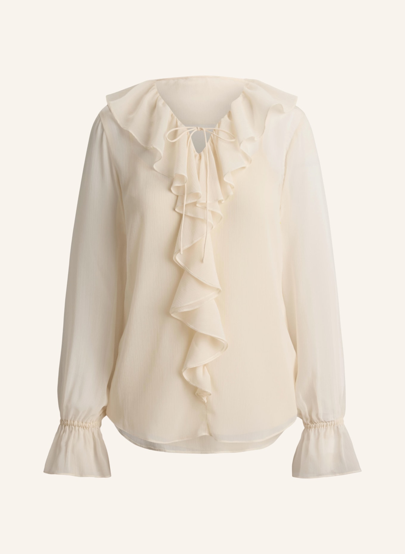 LAUREN RALPH LAUREN Chemisier à volants: CRÈME