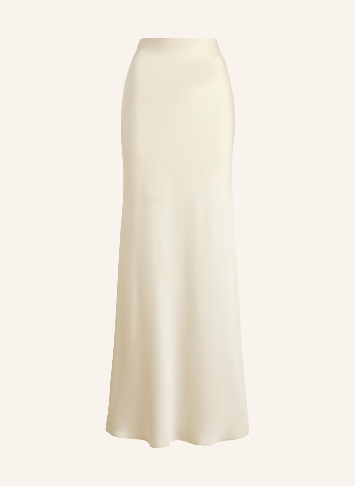 LAUREN RALPH LAUREN Satin skirt: CREAM