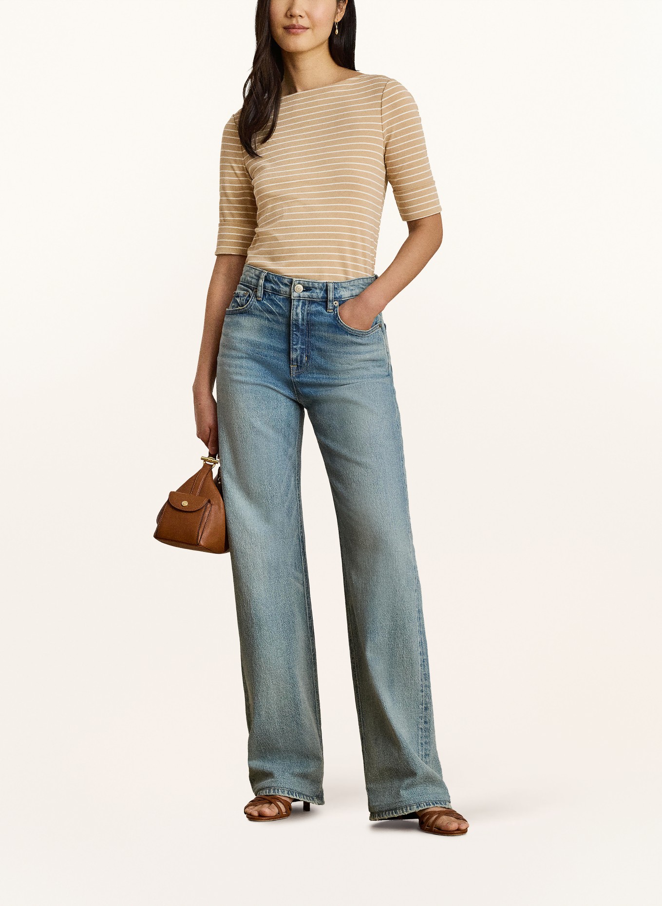 LAUREN RALPH LAUREN T-shirt: BEIGE