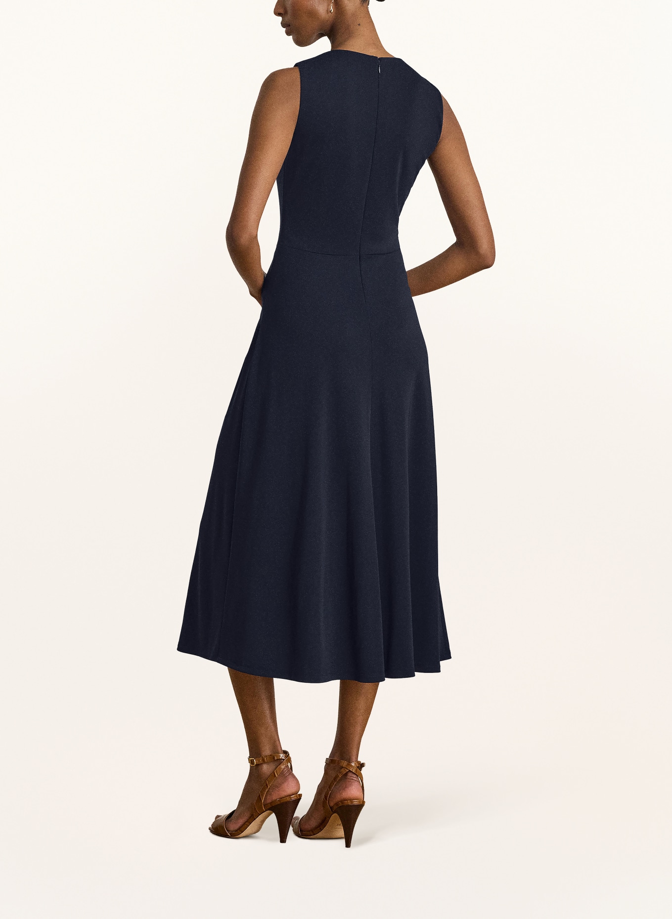 LAUREN RALPH LAUREN Jerseykleid: DUNKELBLAU