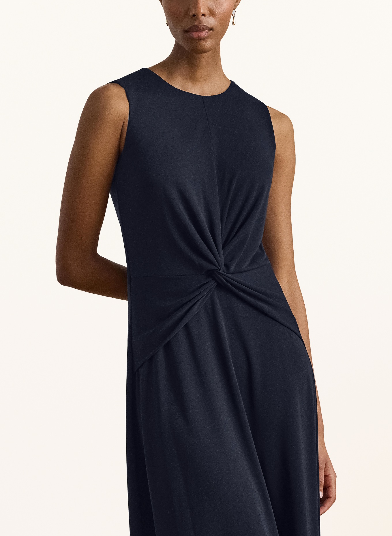 LAUREN RALPH LAUREN Jerseykleid: DUNKELBLAU