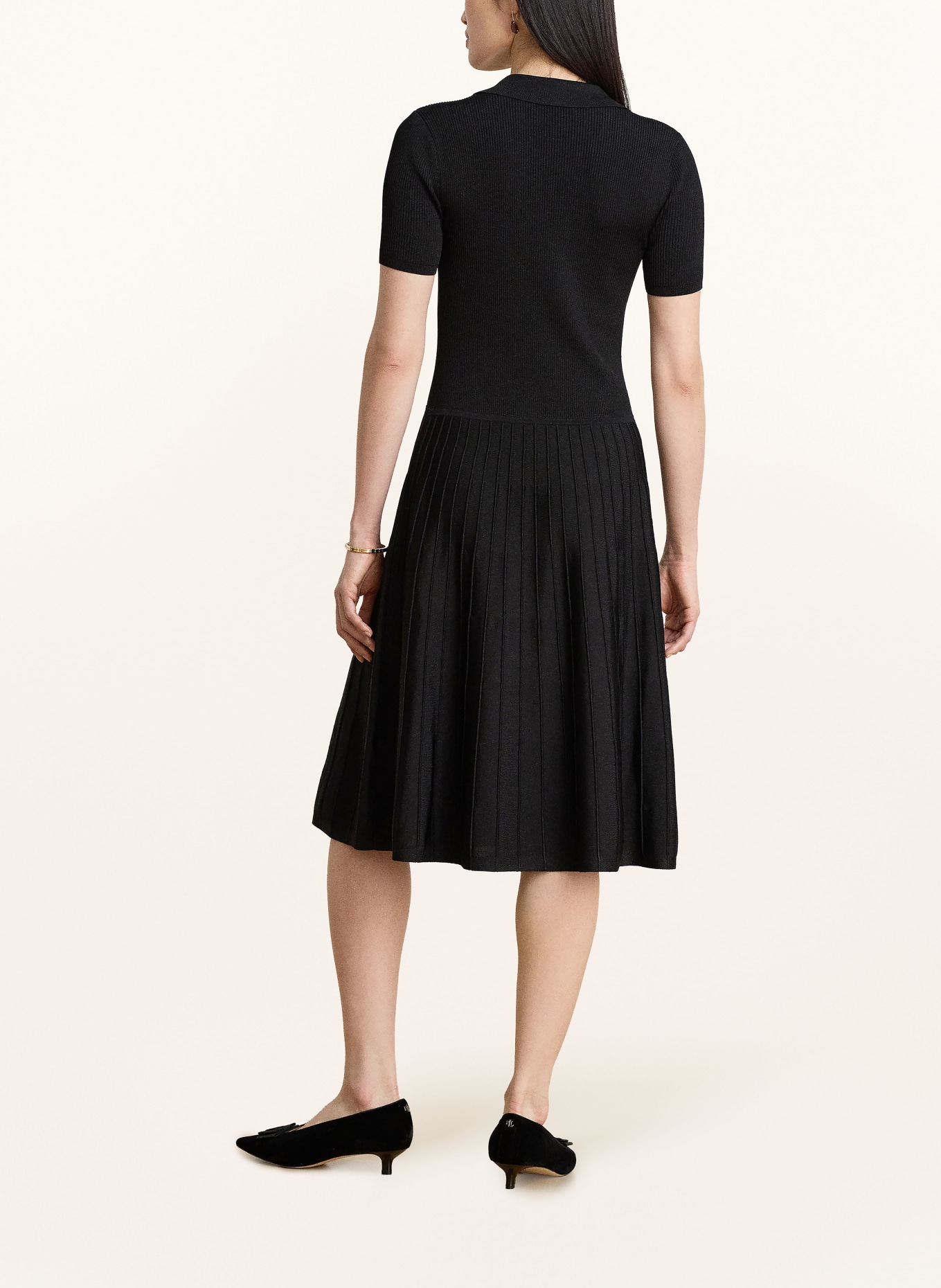 LAUREN RALPH LAUREN Gebreide jurk: ZWART