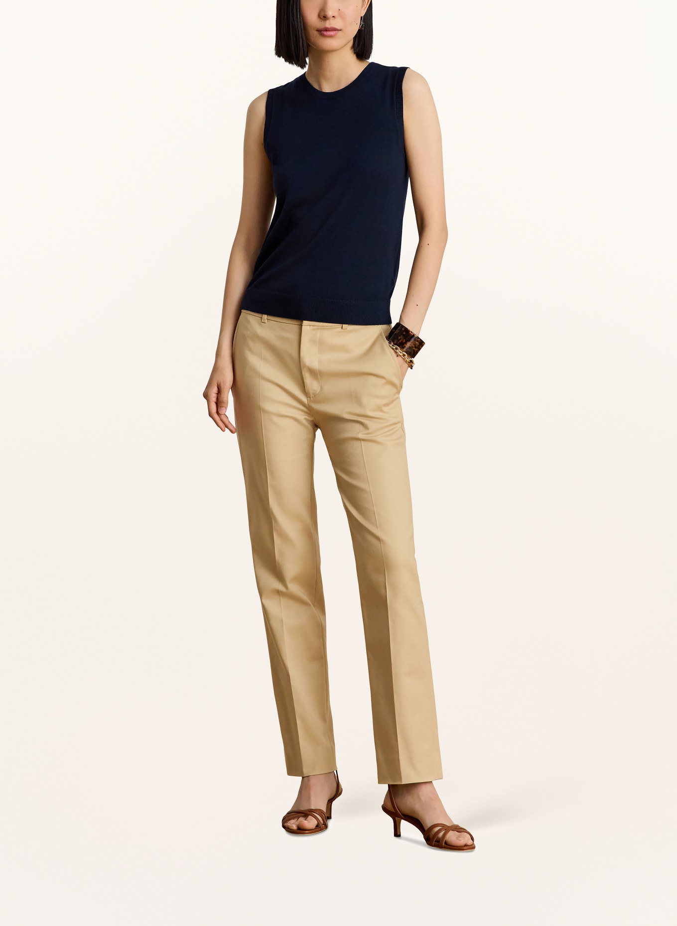 LAUREN RALPH LAUREN Broek: BEIGE