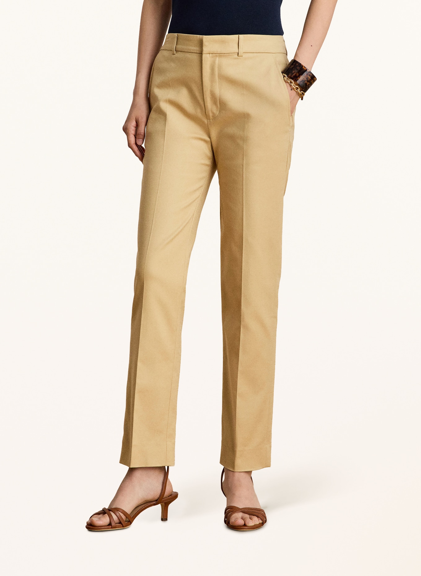 LAUREN RALPH LAUREN Broek: BEIGE