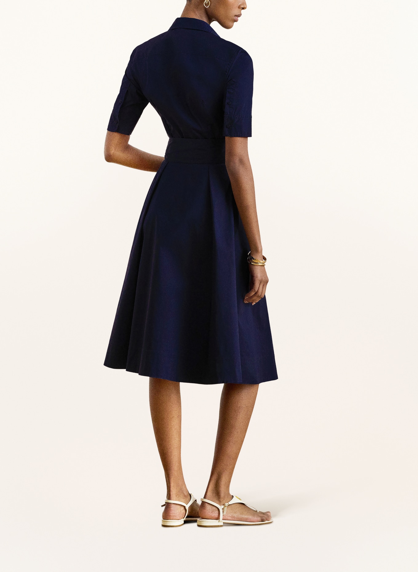LAUREN RALPH LAUREN Shirt dress: DARK BLUE