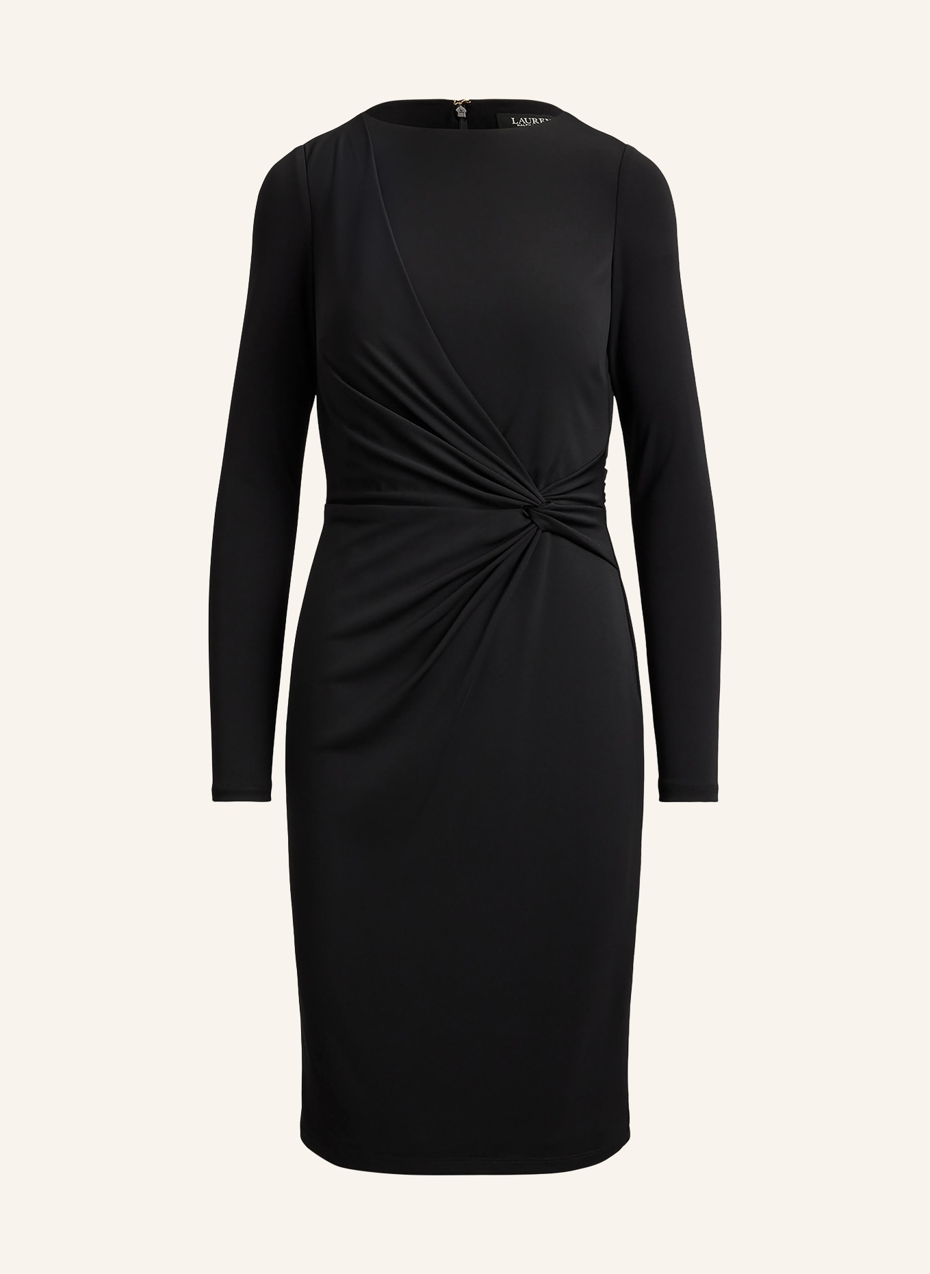 LAUREN RALPH LAUREN Jerseykleid: SCHWARZ