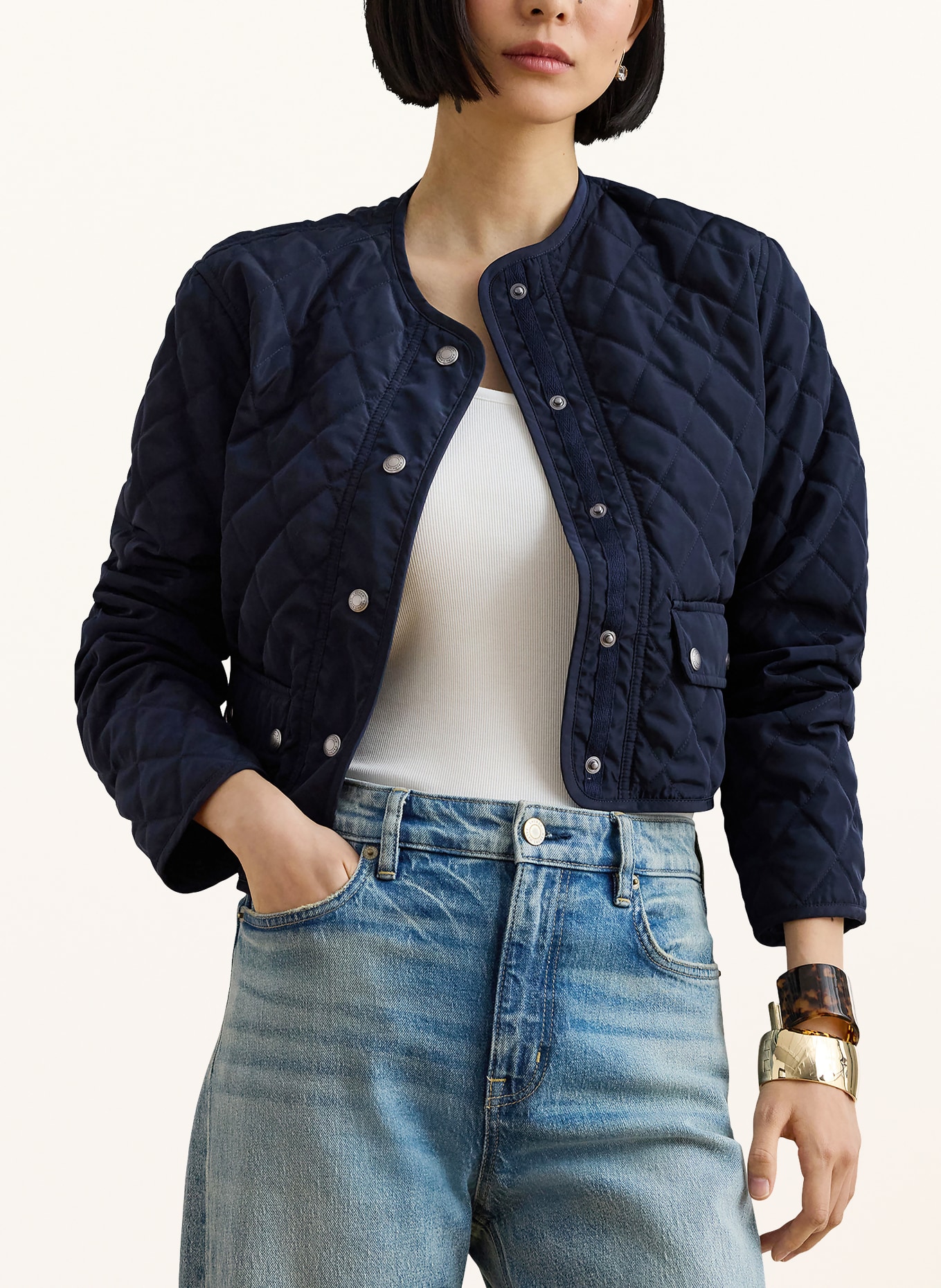LAUREN RALPH LAUREN Gewatteerde jas: DONKERBLAUW
