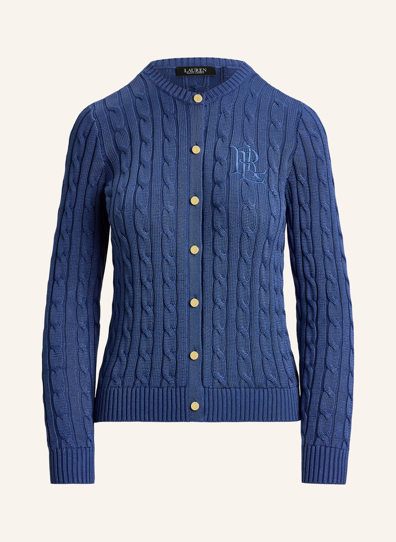 LAUREN RALPH LAUREN Strickjacke: BLAU