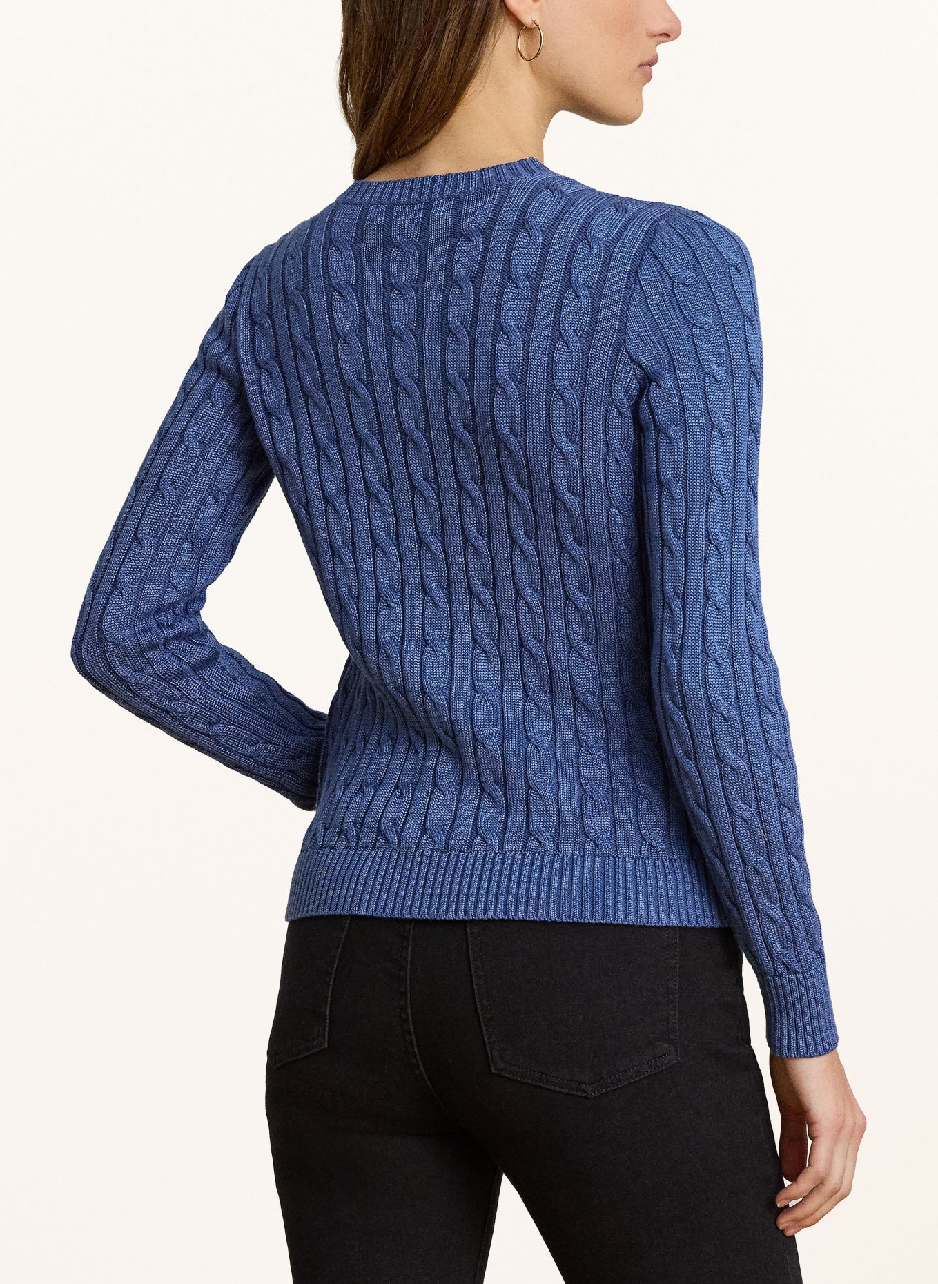 LAUREN RALPH LAUREN Strickjacke: BLAU