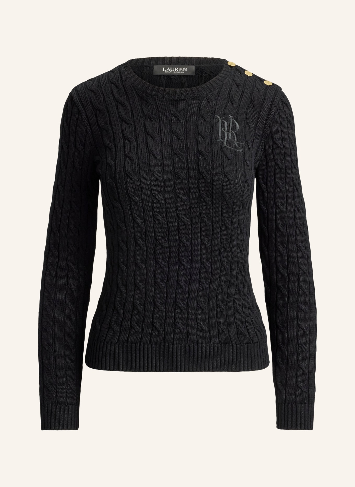 LAUREN RALPH LAUREN Sweaters: BLACK