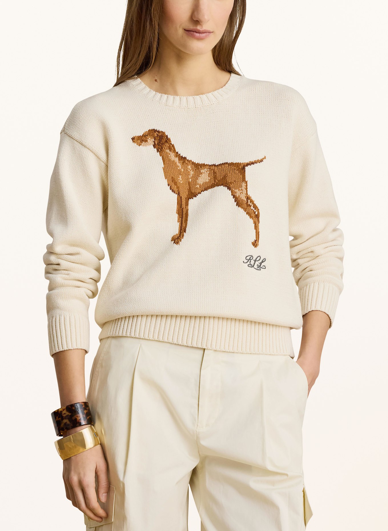 LAUREN RALPH LAUREN Trui: BEIGE