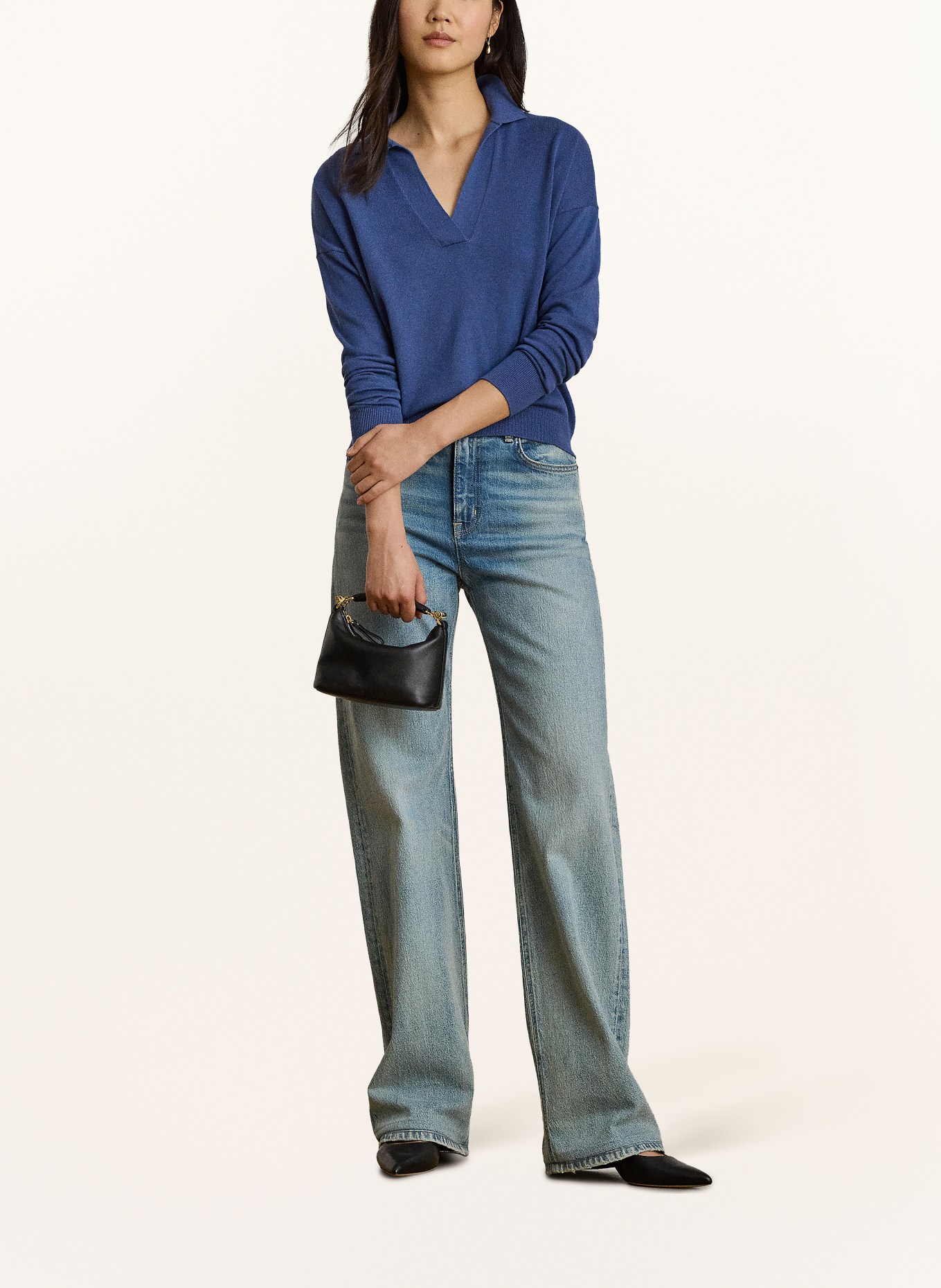 LAUREN RALPH LAUREN Pullover: BLAU