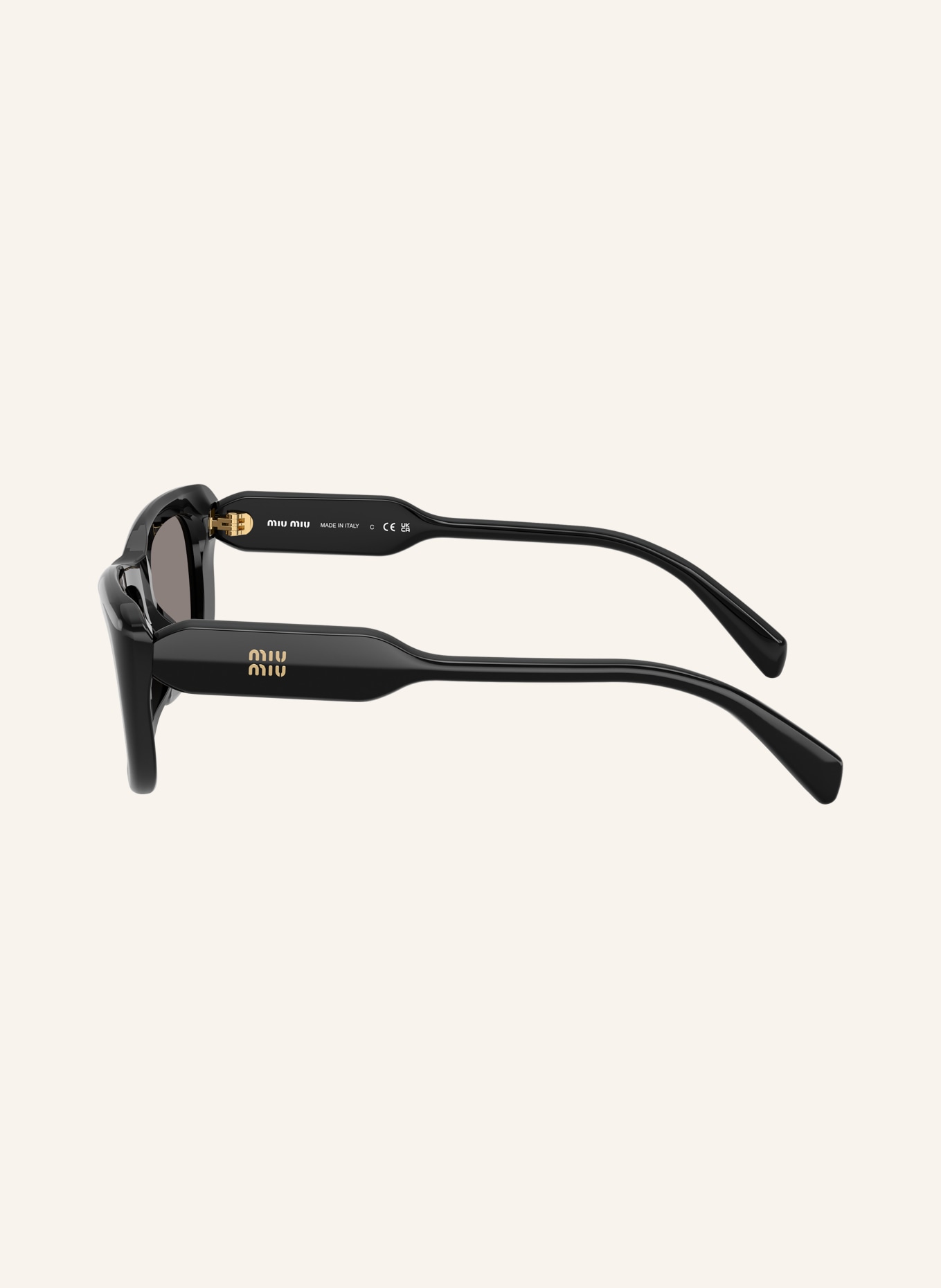 MIU MIU Sonnenbrille MU B12S: SCHWARZ/ GRAU