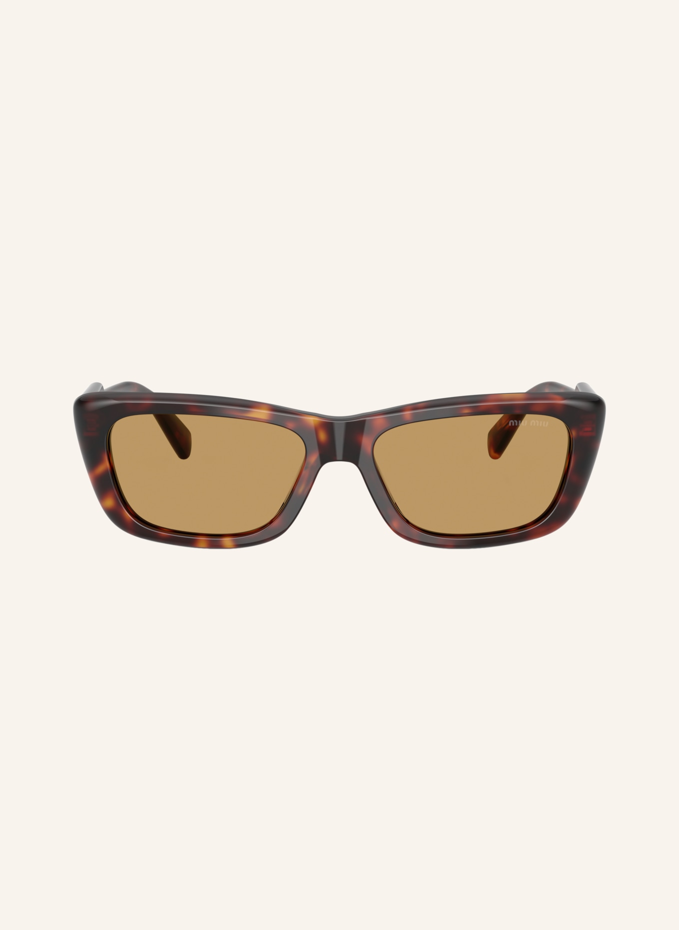 MIU MIU Sonnenbrille MU B12S: HAVANA/ BRAUN
