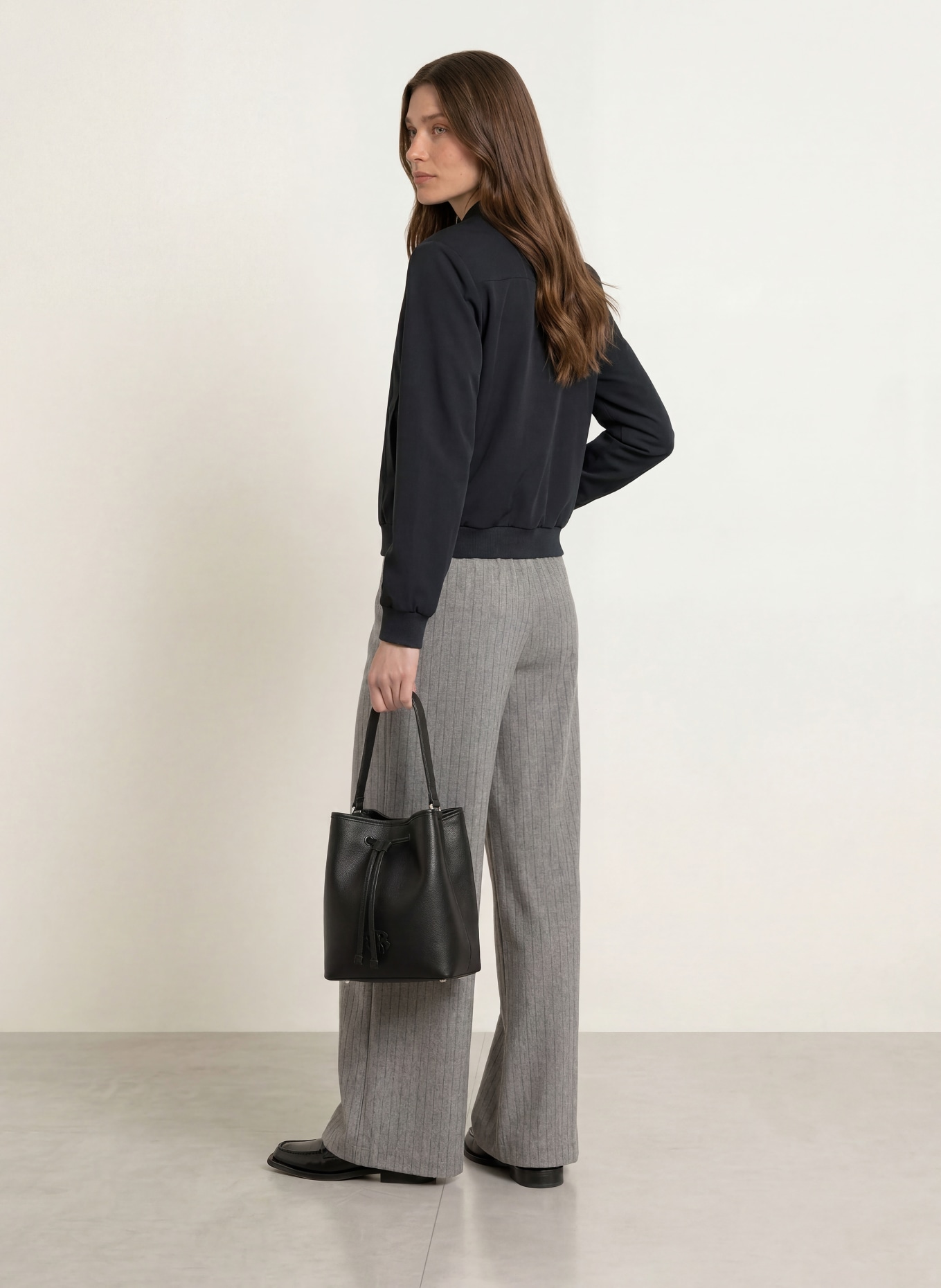 lilienfels Jersey Blouson: ZWART