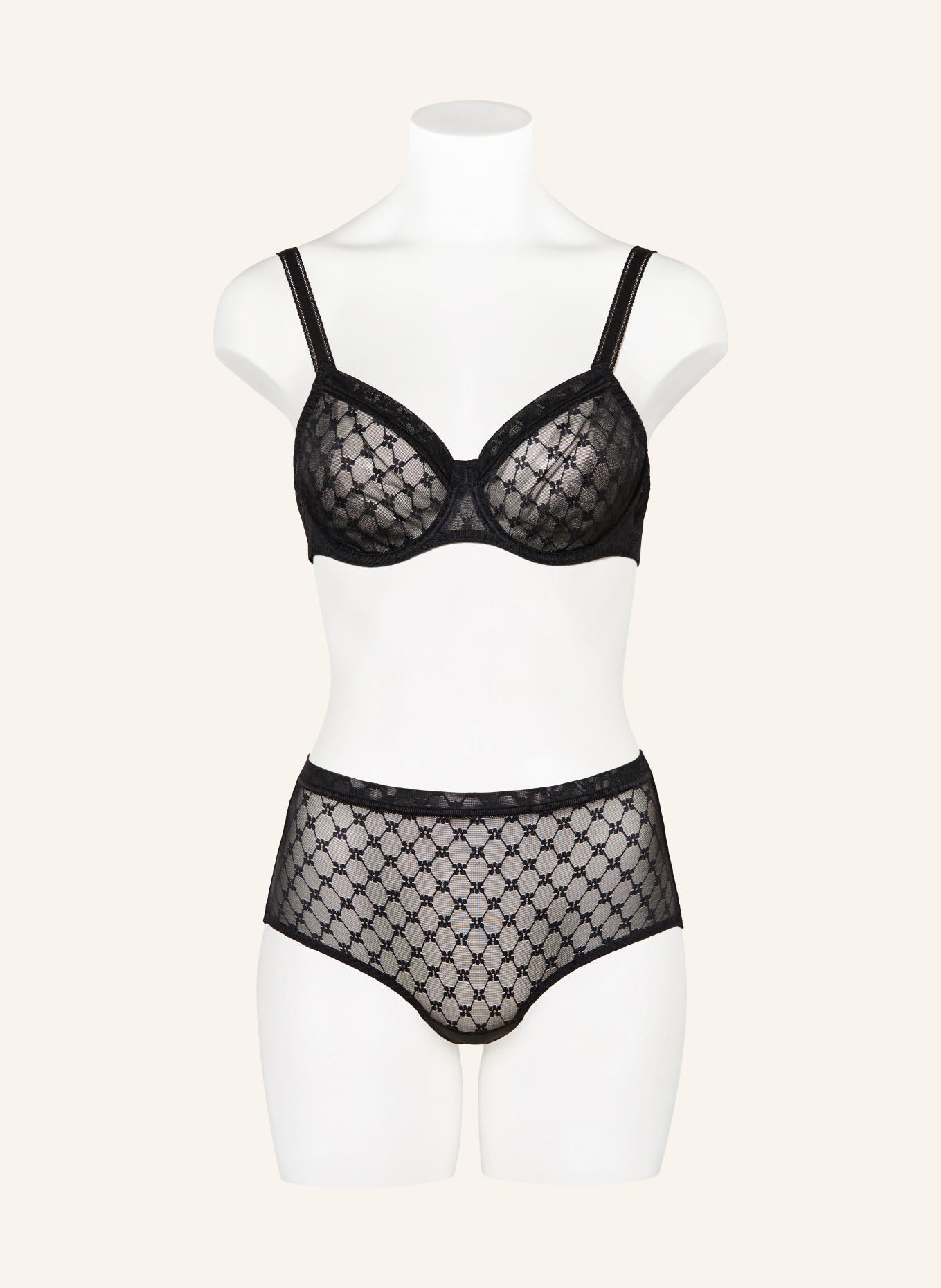 SIMONE PÉRÈLE Soutien-gorge à armatures PLUME: NOIR