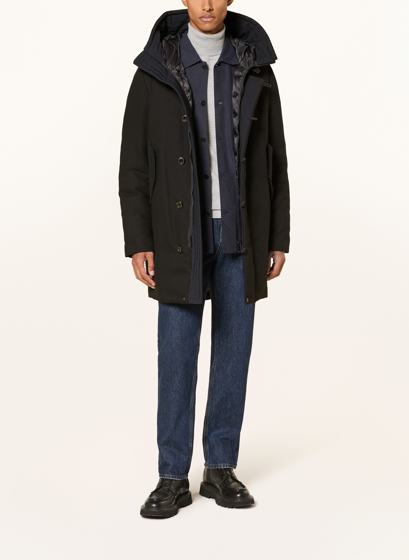 PEUTEREY Daunenparka KASA KI 05: SCHWARZ
