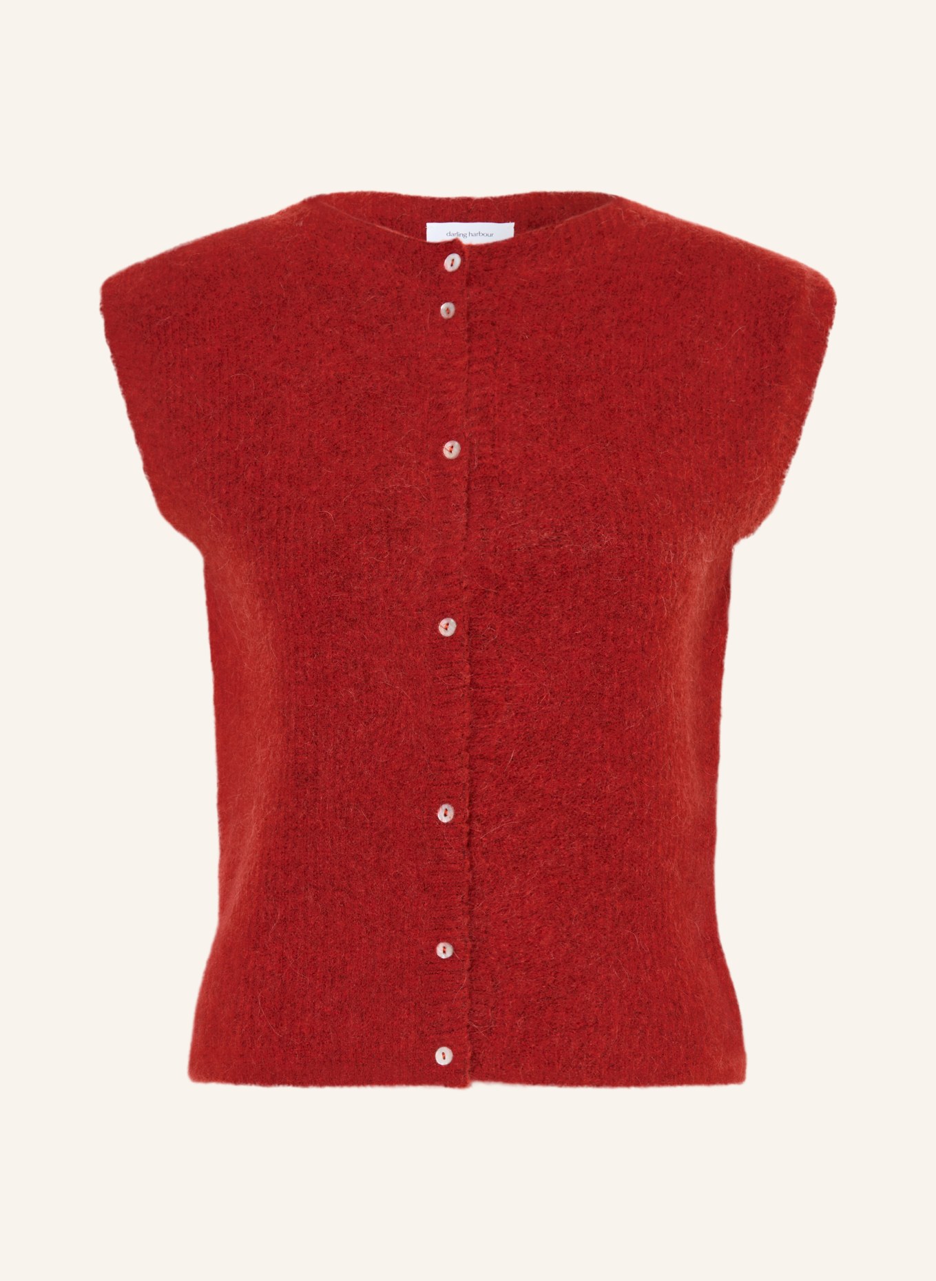 darling harbour Gilet en maille d'alpaga: RED