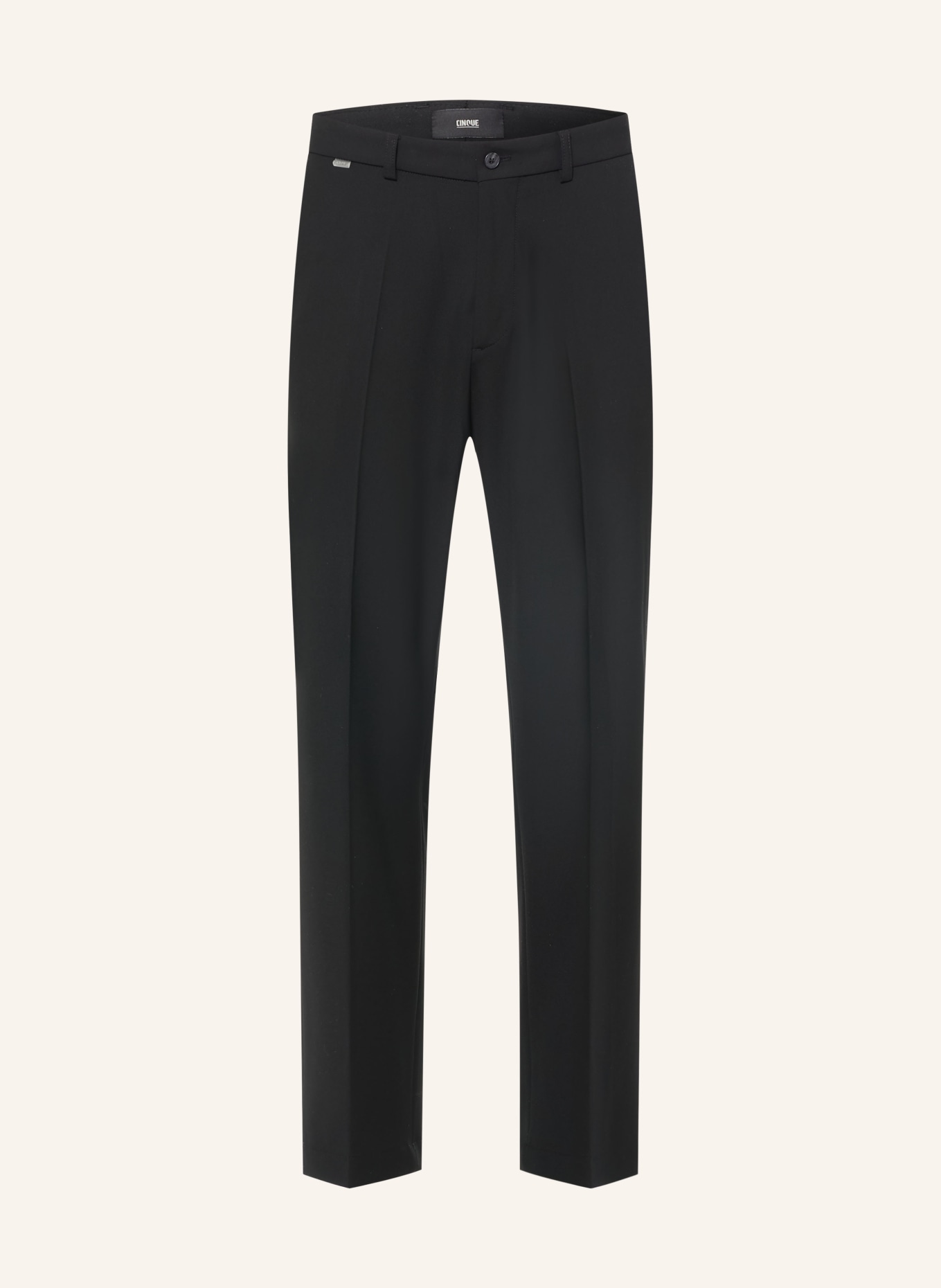 CINQUE CILAZO Relaxed Fit Trousers: BLACK
