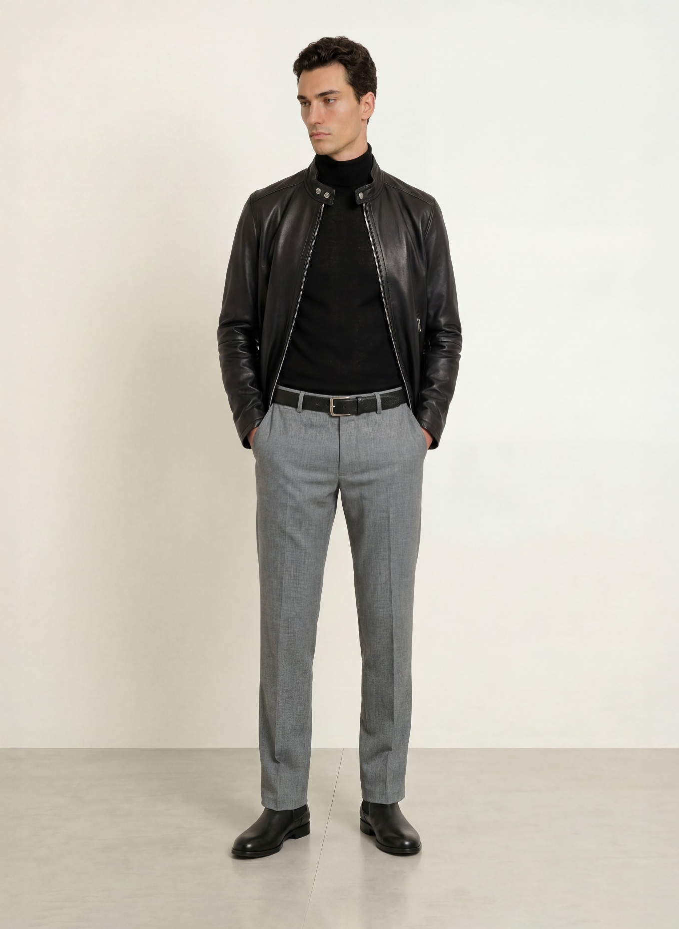 CINQUE CILAZO Relaxed Fit Trousers: GRAY